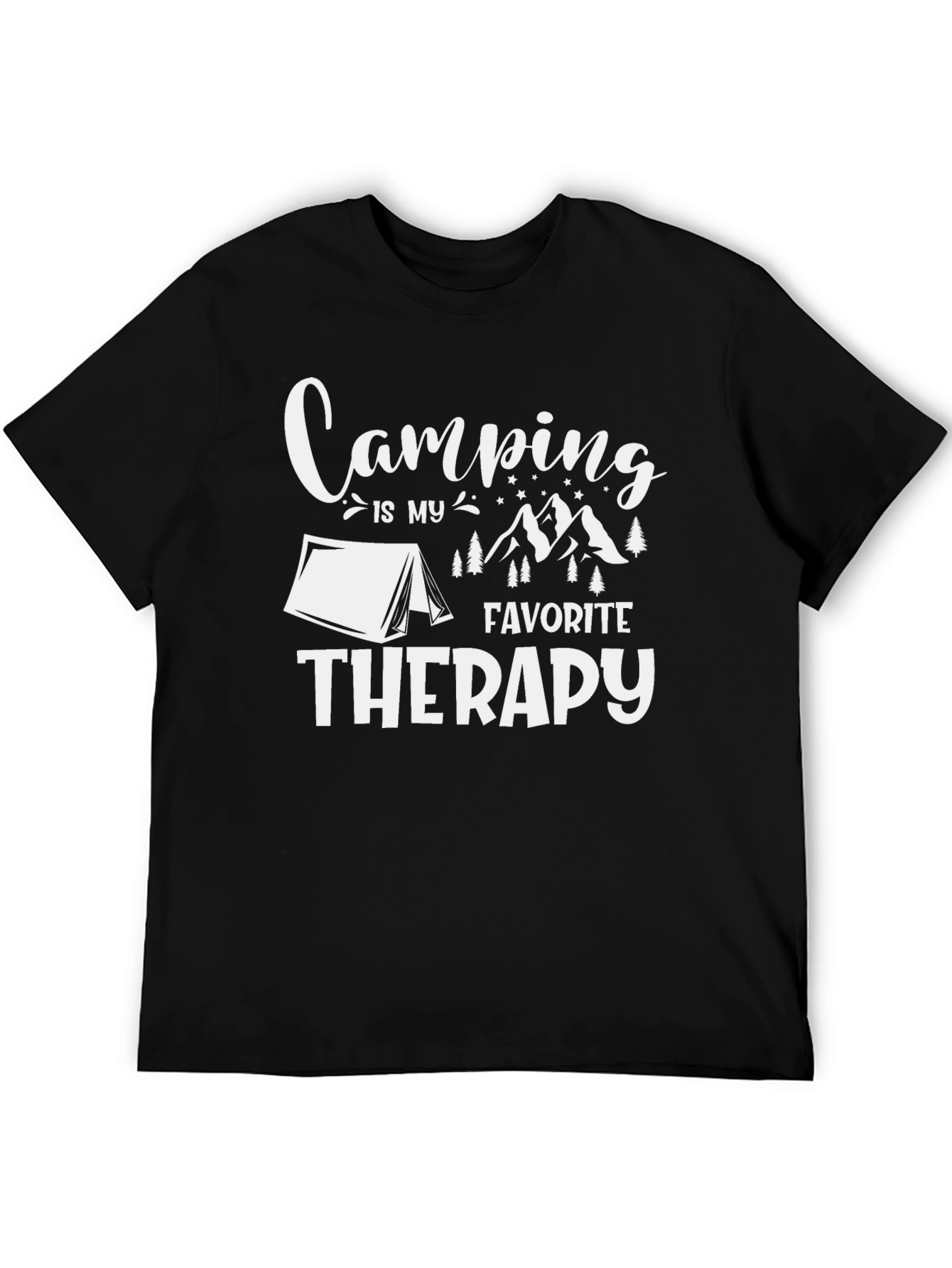 Camping is My Favorite Therapy T-Shirt