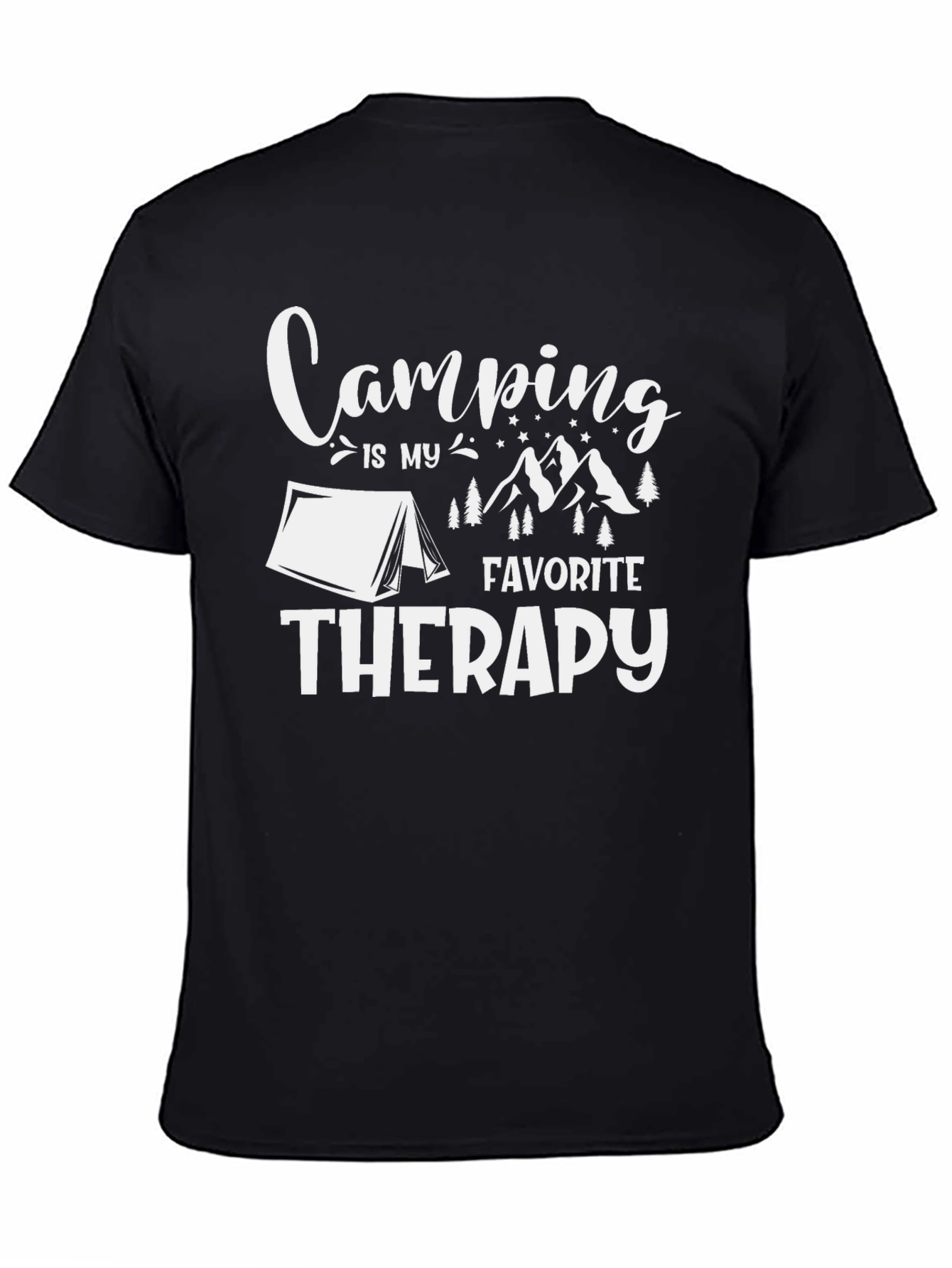 Camping is My Favorite Therapy T-Shirt