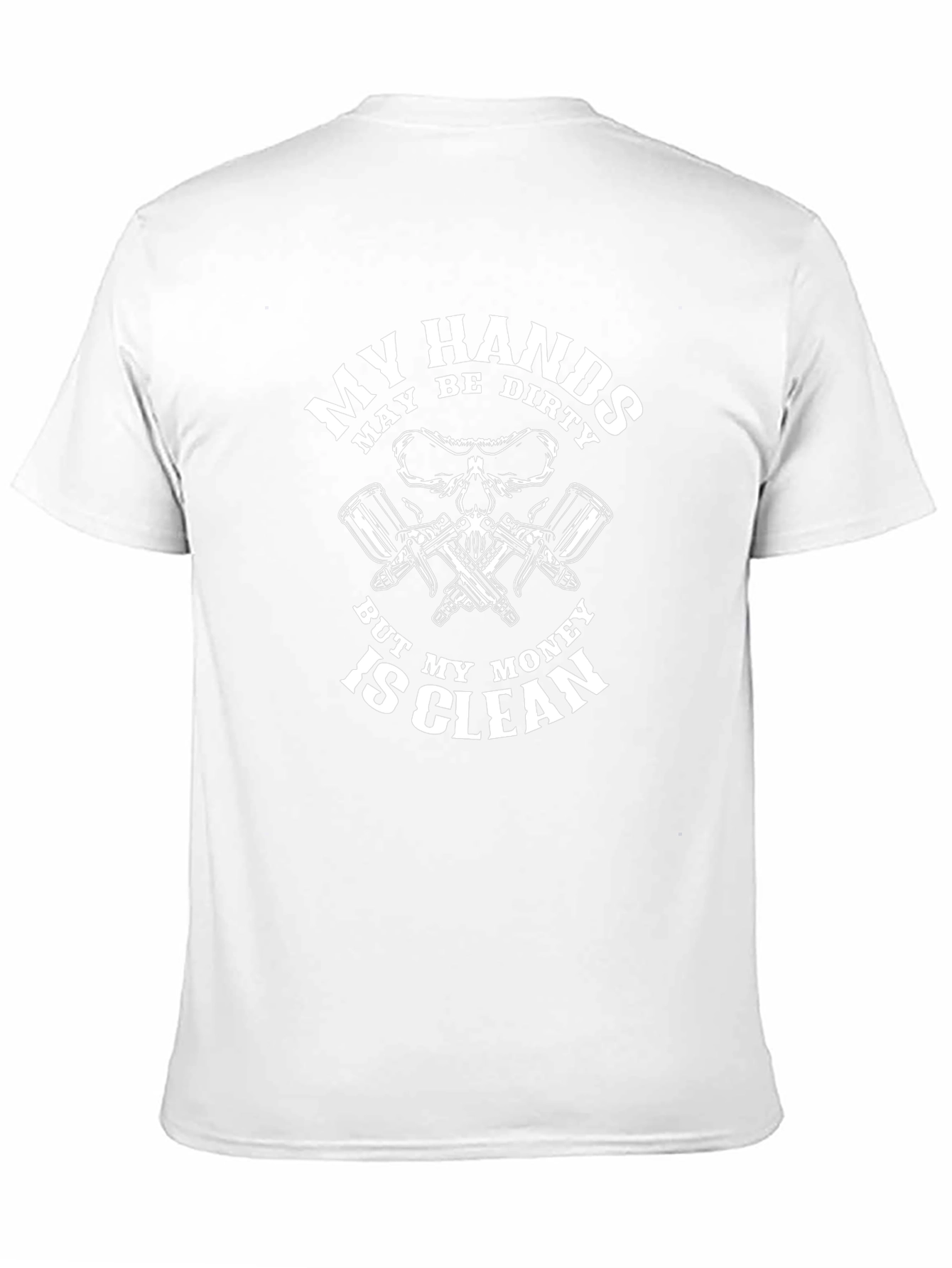 My Hands May Be Dirty T-Shirt Funny Skull Design