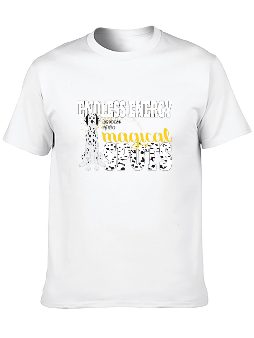 Endless Energy Dalmatian Spots Graphic Tee