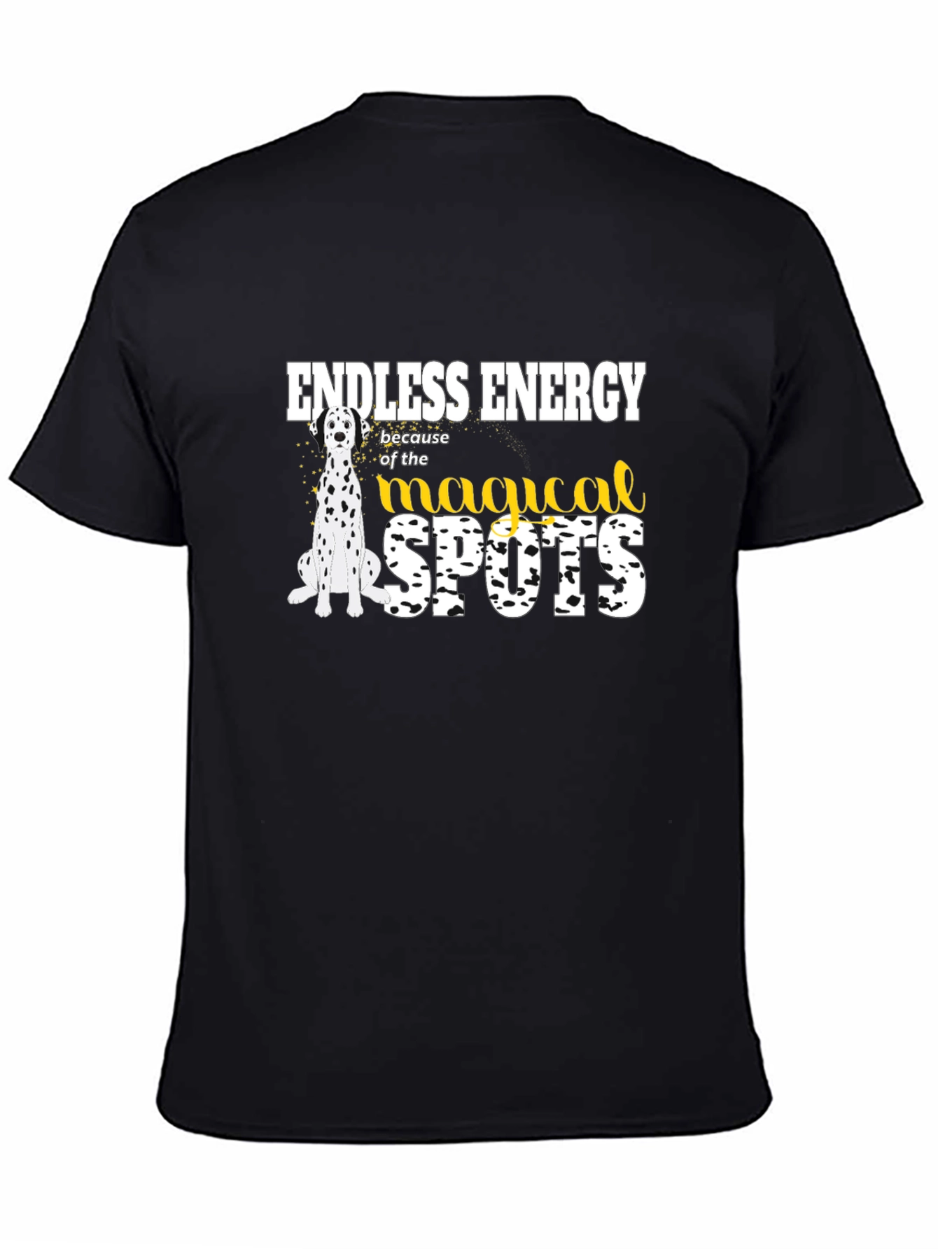 Endless Energy Dalmatian Spots Graphic Tee