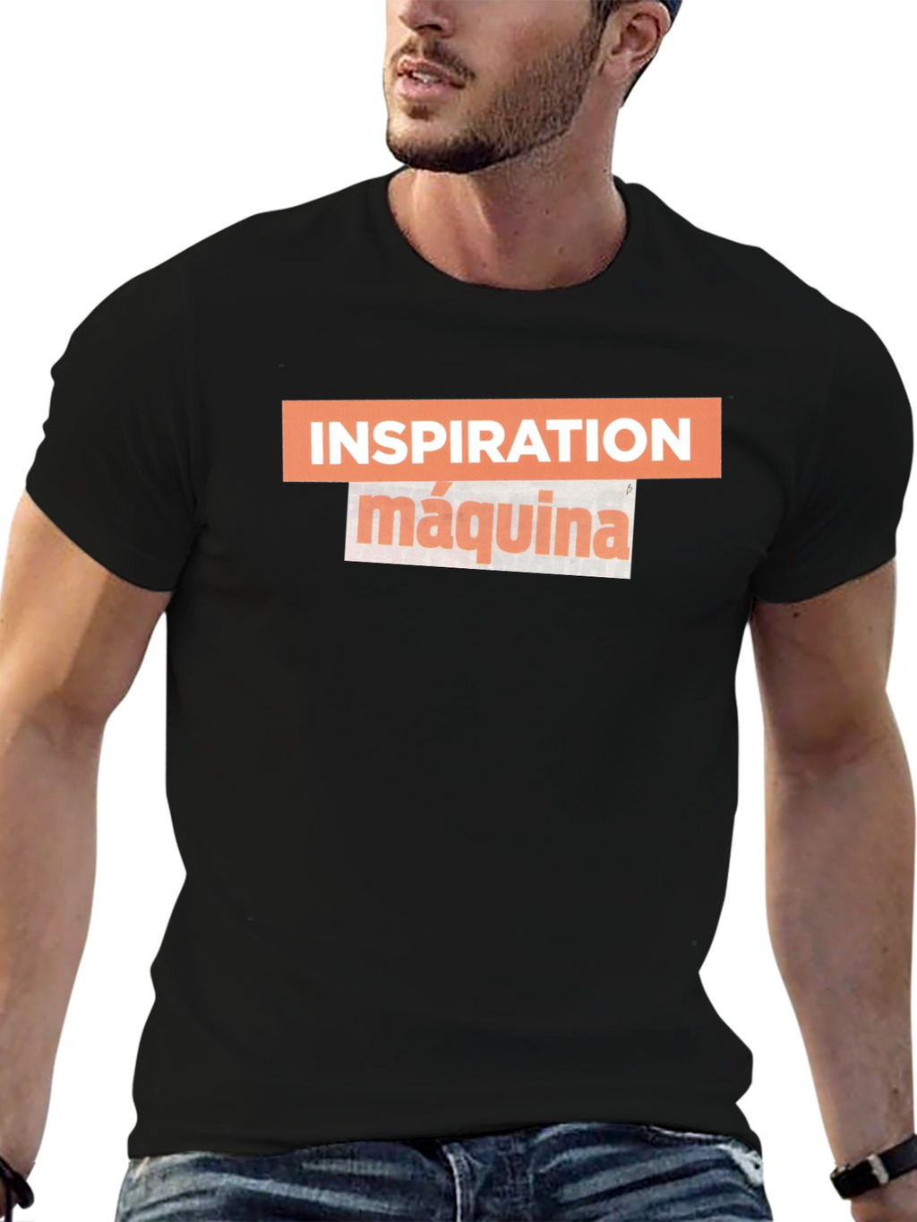 Inspiration Máquina Black Graphic Tee