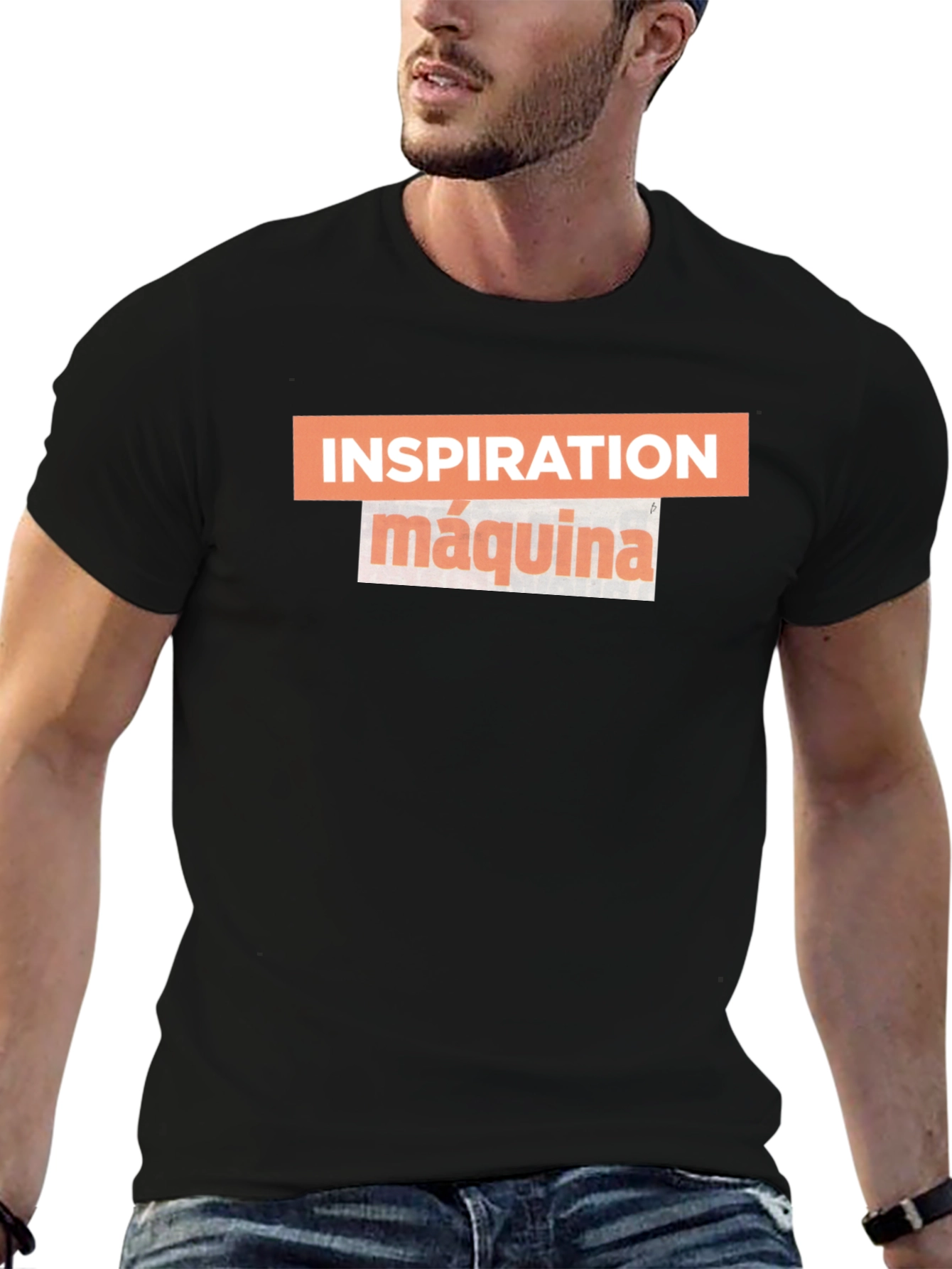 Inspiration Máquina Black Graphic Tee
