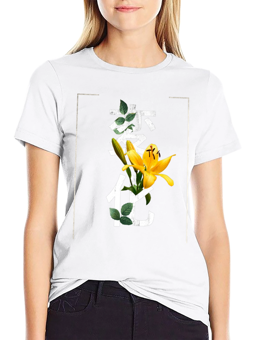 Floral Japanese Graphic T-Shirt