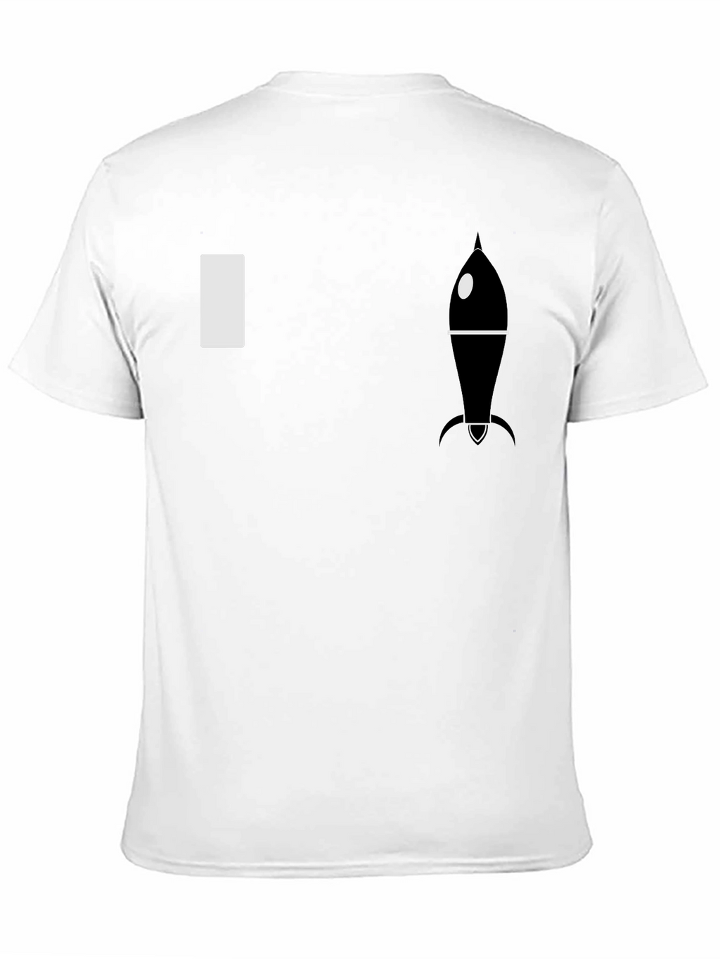 Rocket Graphic Tee - Premium Black Cotton T-Shirt