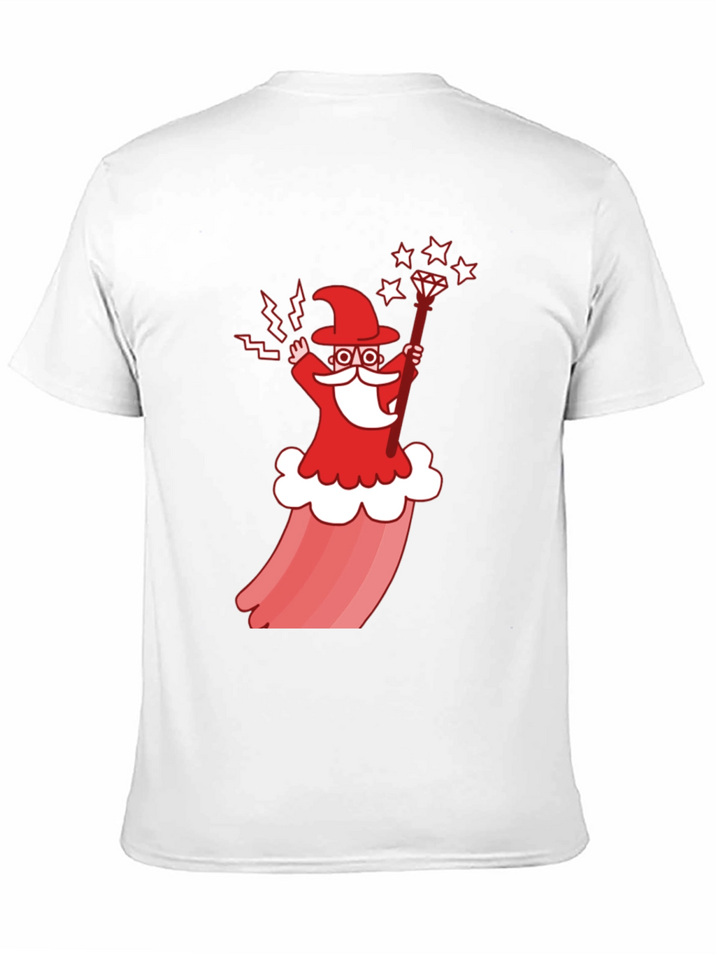 Wizard Cartoon Graphic T-Shirt - Stylish Cotton Tee