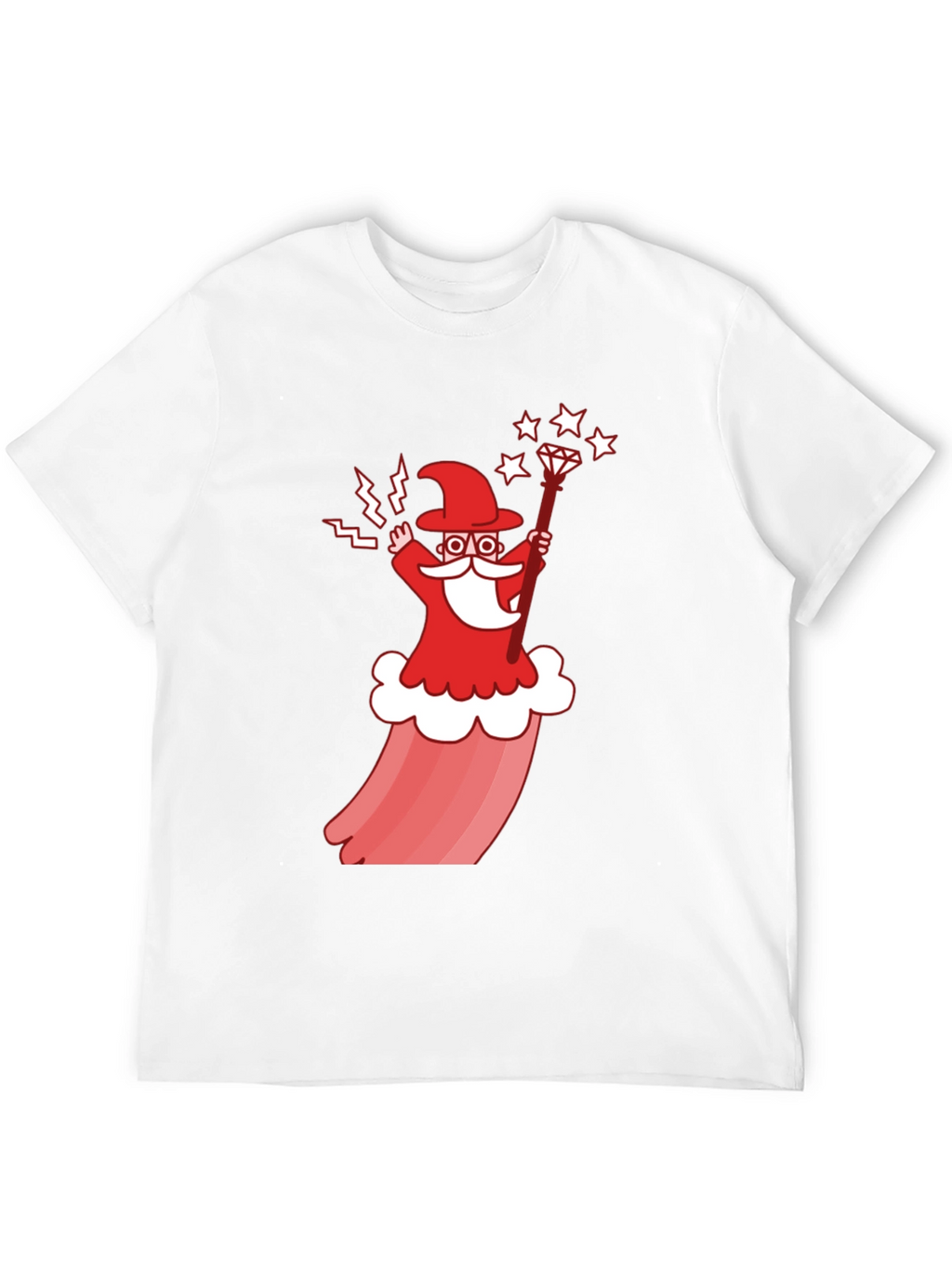 Wizard Cartoon Graphic T-Shirt - Stylish Cotton Tee