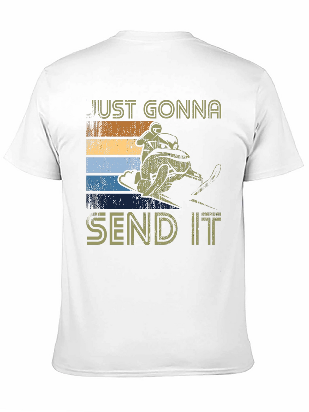 Just Gonna Send It Tee - Snowmobile Retro T-Shirt