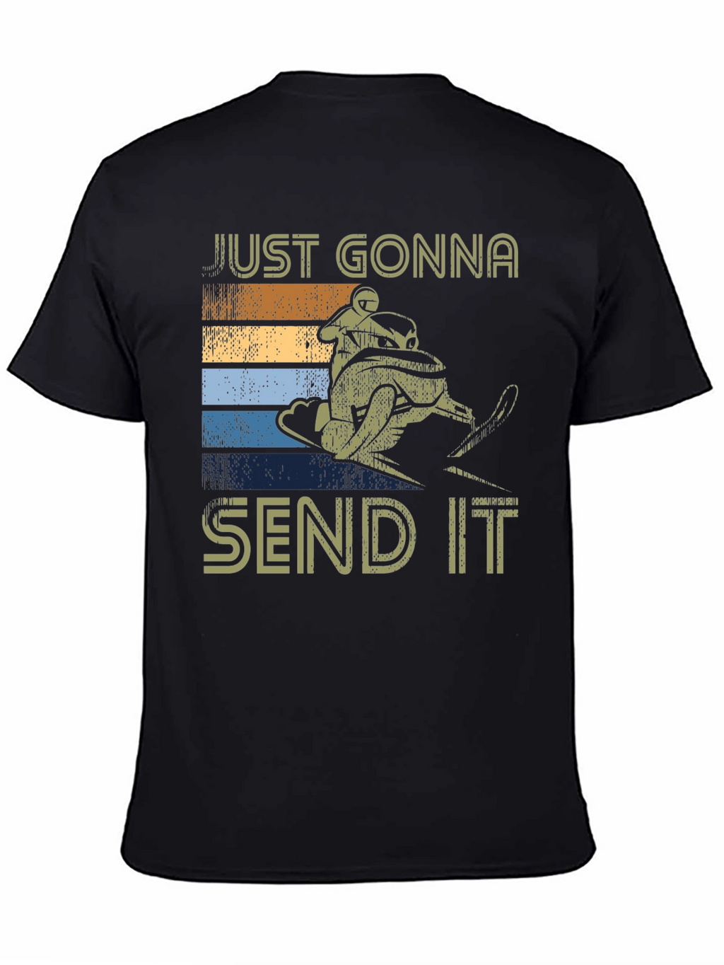 Just Gonna Send It Tee - Snowmobile Retro T-Shirt