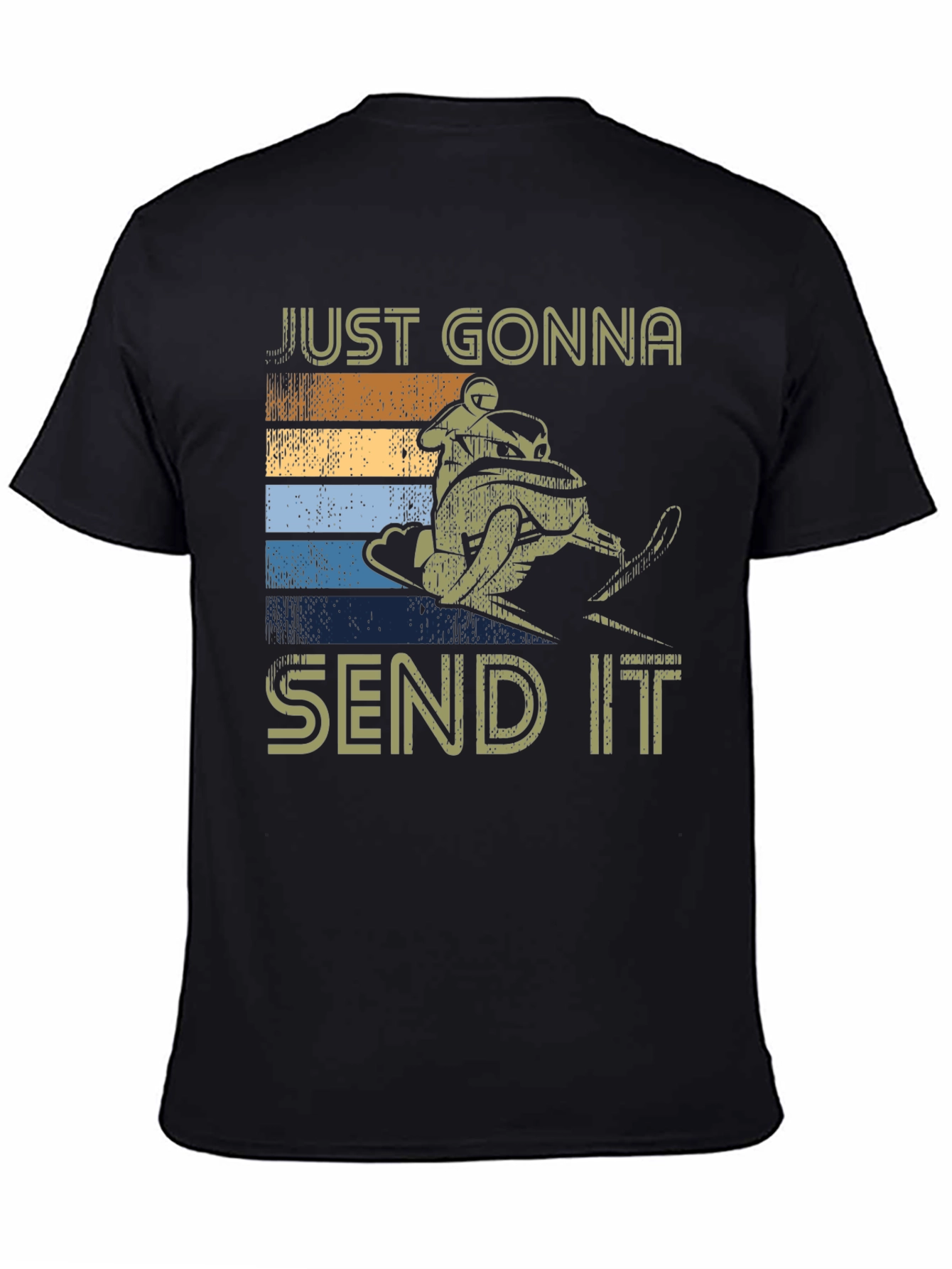 Just Gonna Send It Tee - Snowmobile Retro T-Shirt