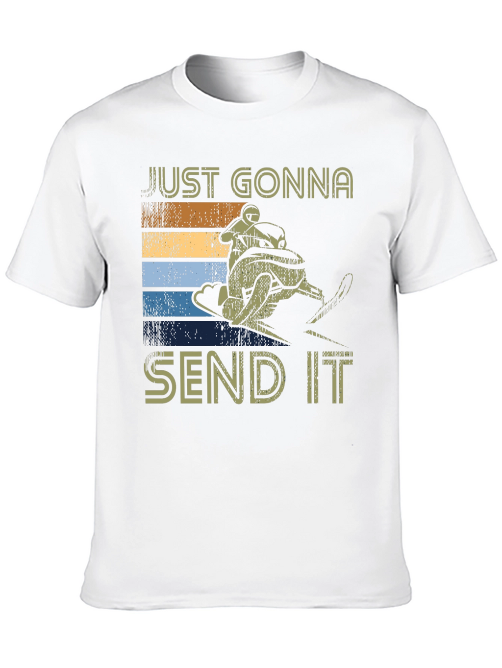 Just Gonna Send It Tee - Snowmobile Retro T-Shirt