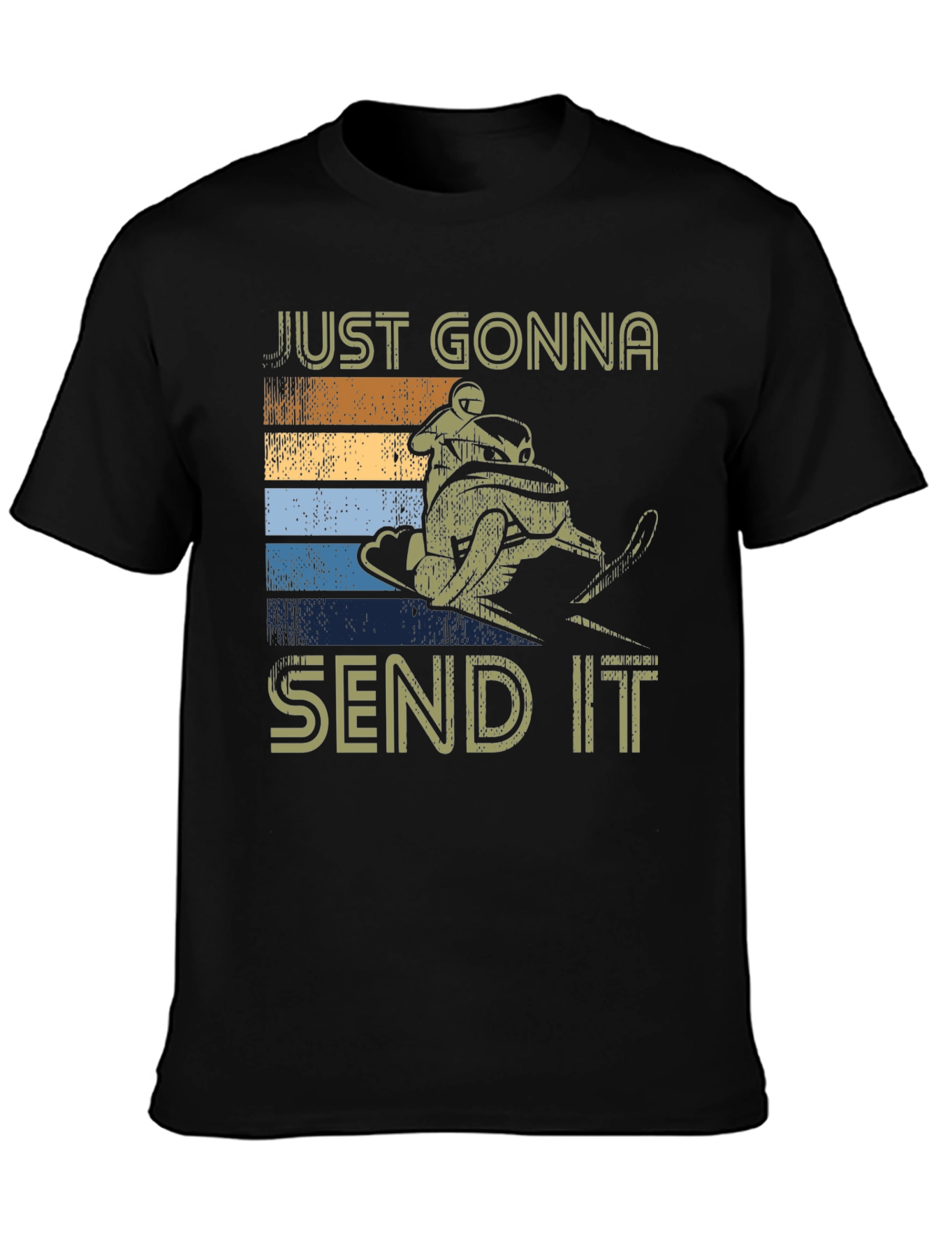 Just Gonna Send It Tee - Snowmobile Retro T-Shirt