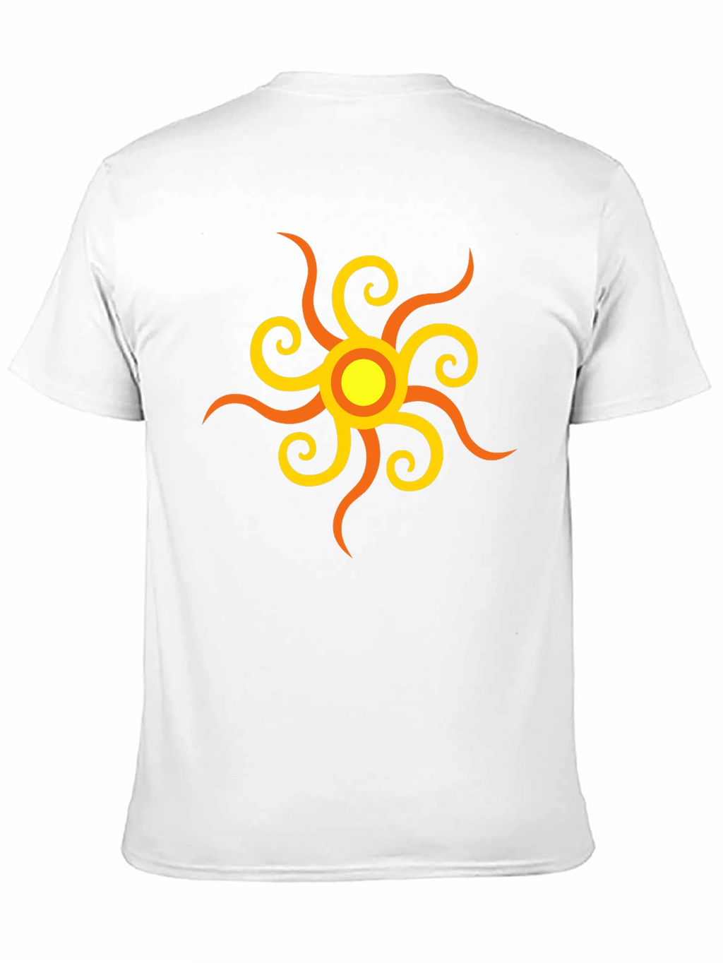 Sunburst Graphic Tee - Stylish Black Cotton Shirt