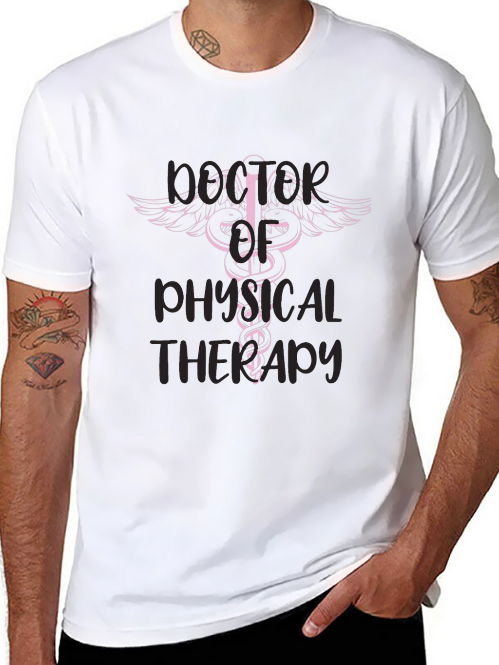 Doctor Physical Therapy Black Graphic Tee