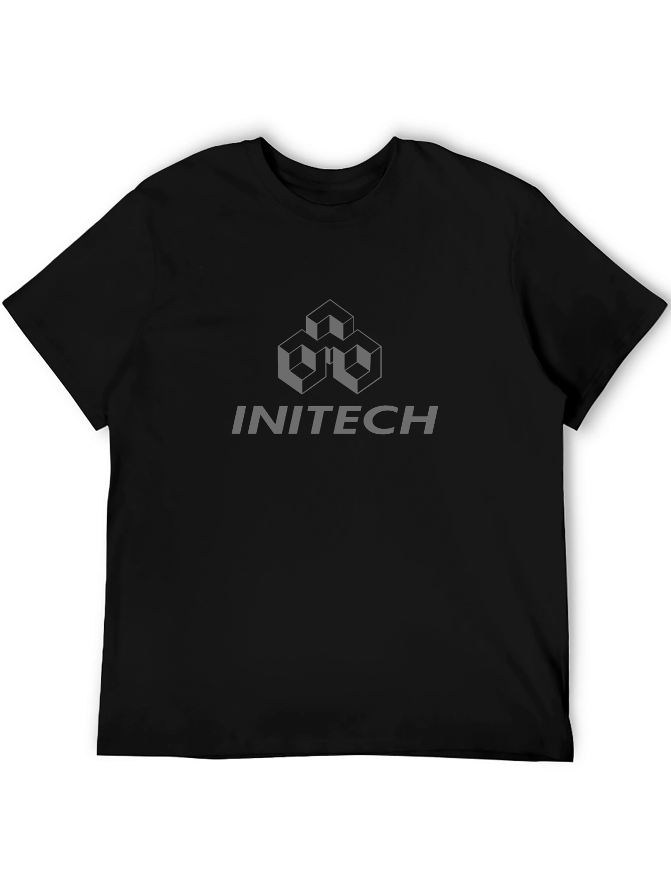 Initech Logo T-Shirt - Black