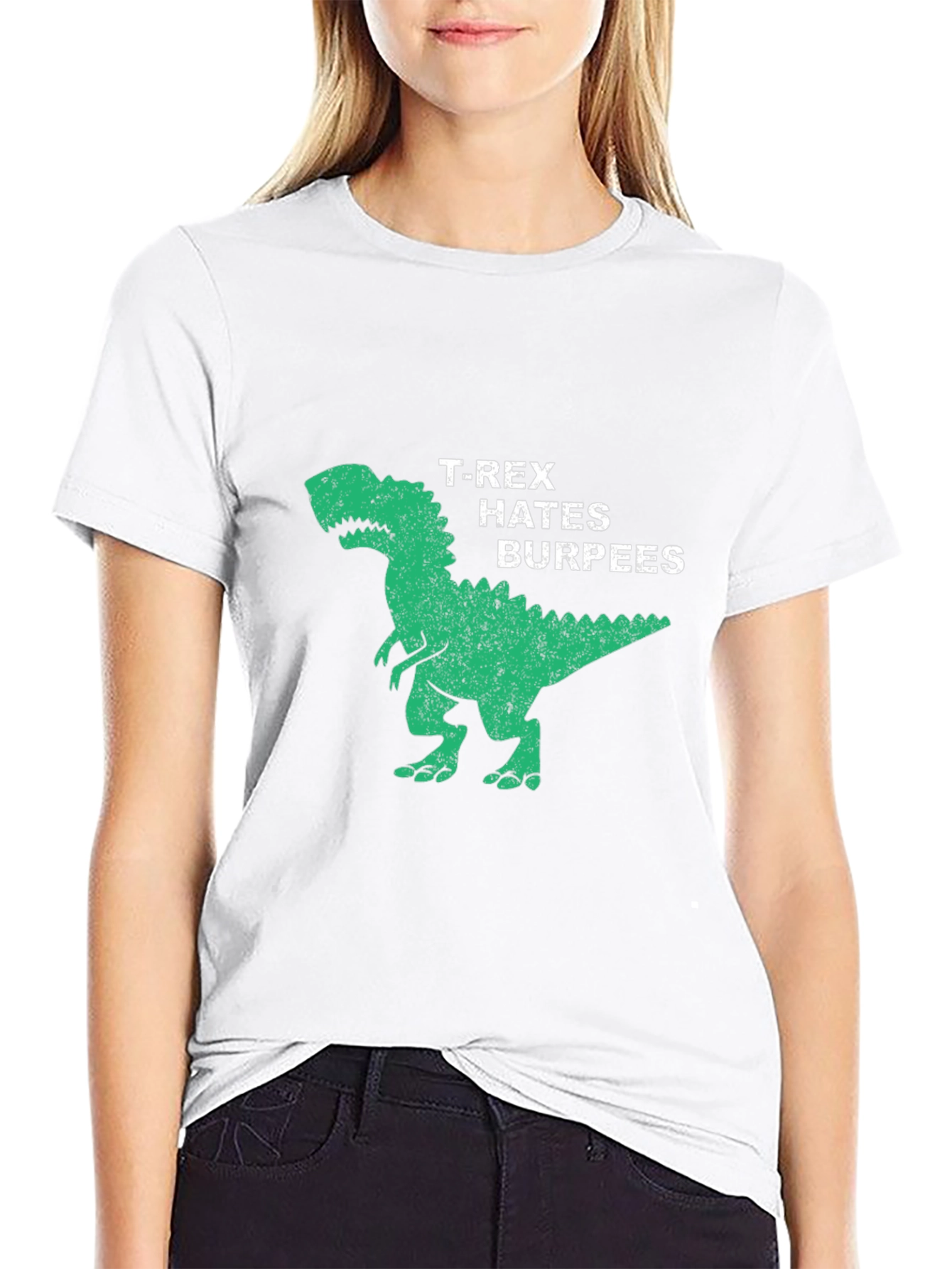 T-Rex Hates Burpees Graphic Tee
