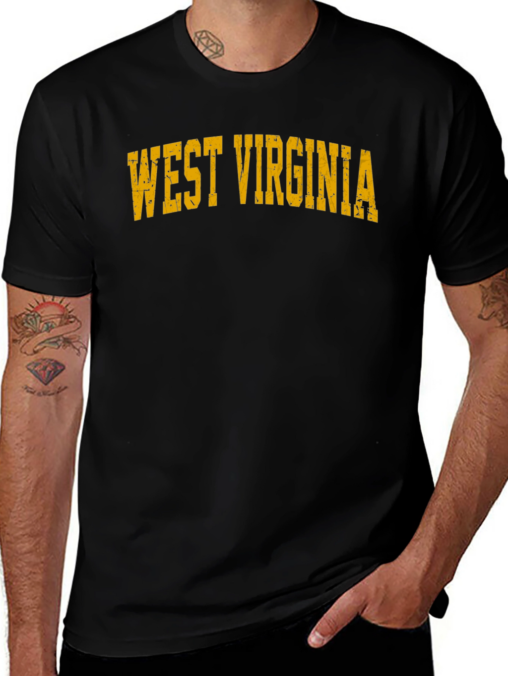 West Virginia Graphic Tee - Black
