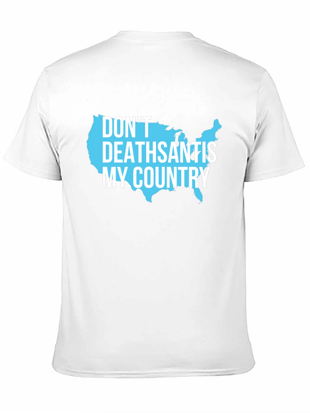 DeathSantis My Country USA Map Graphic Tee
