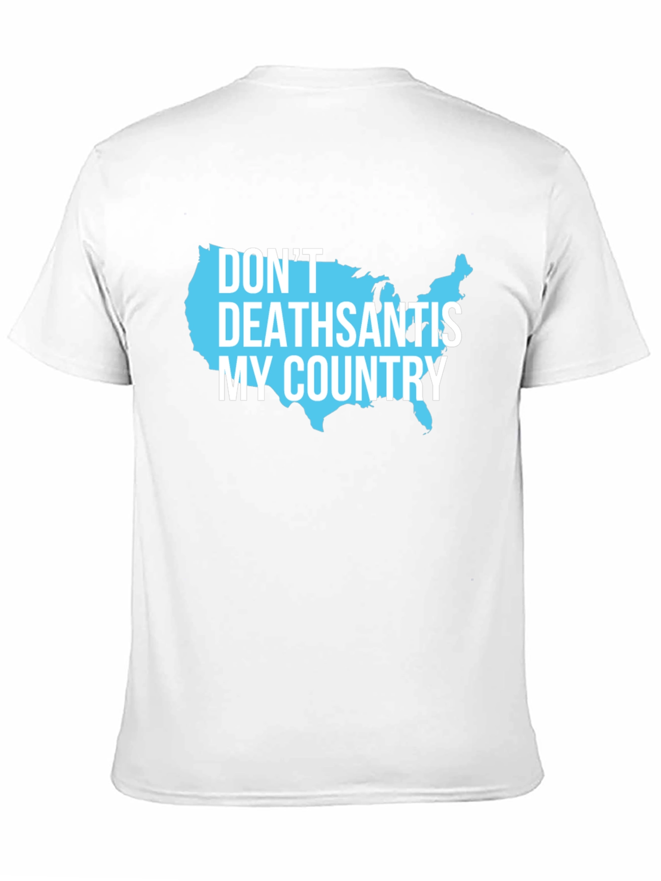 DeathSantis My Country USA Map Graphic Tee