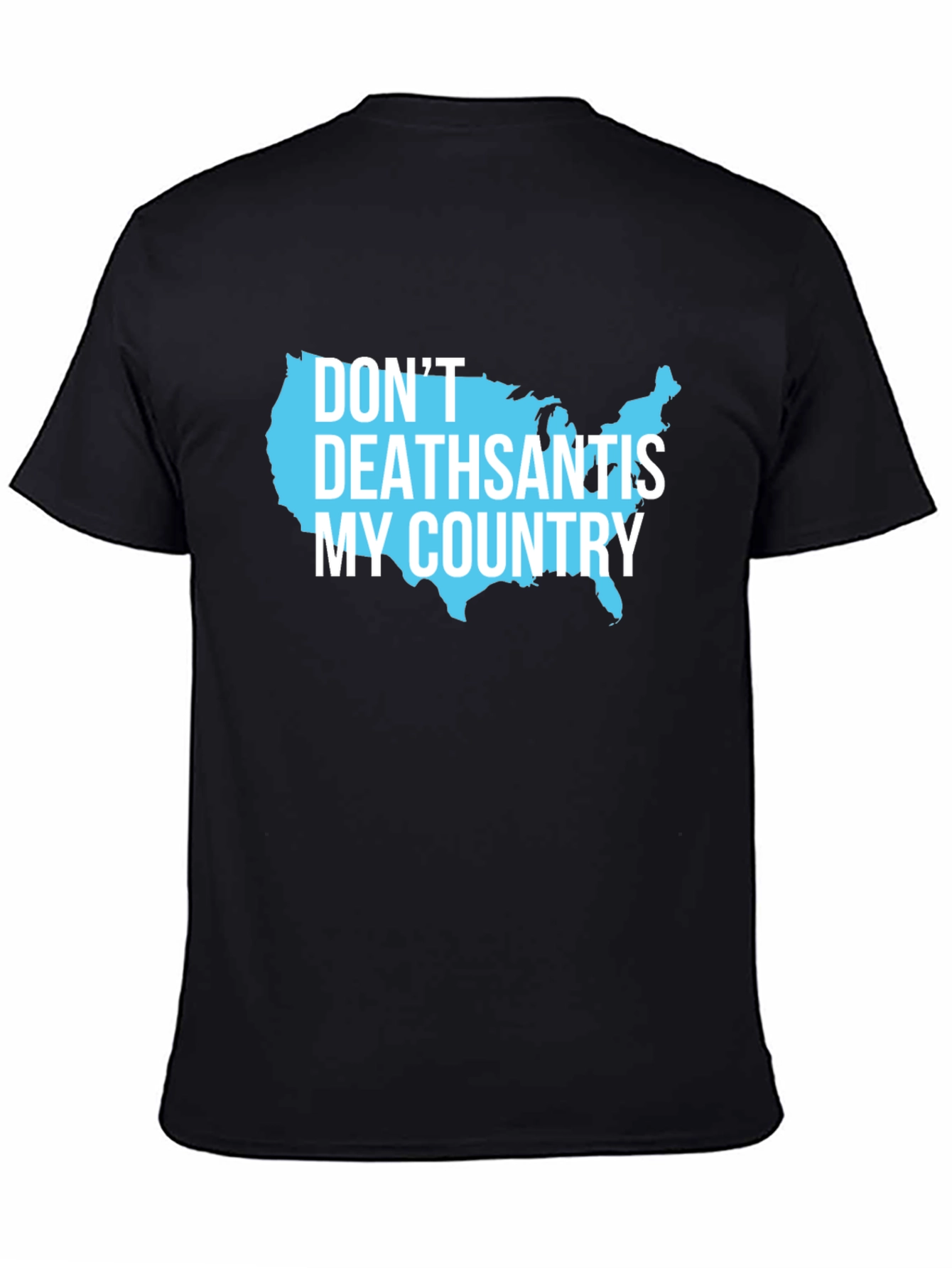 DeathSantis My Country USA Map Graphic Tee