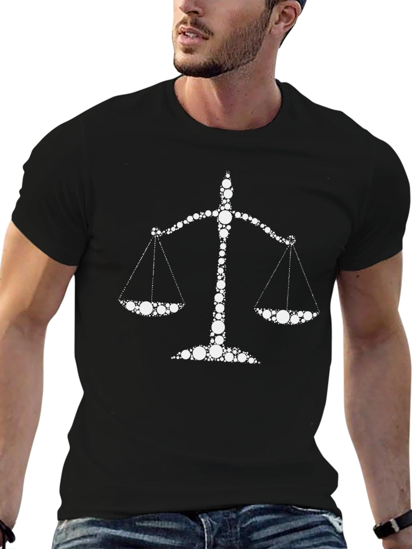 Scales of Justice Graphic Tee - Balance & Law