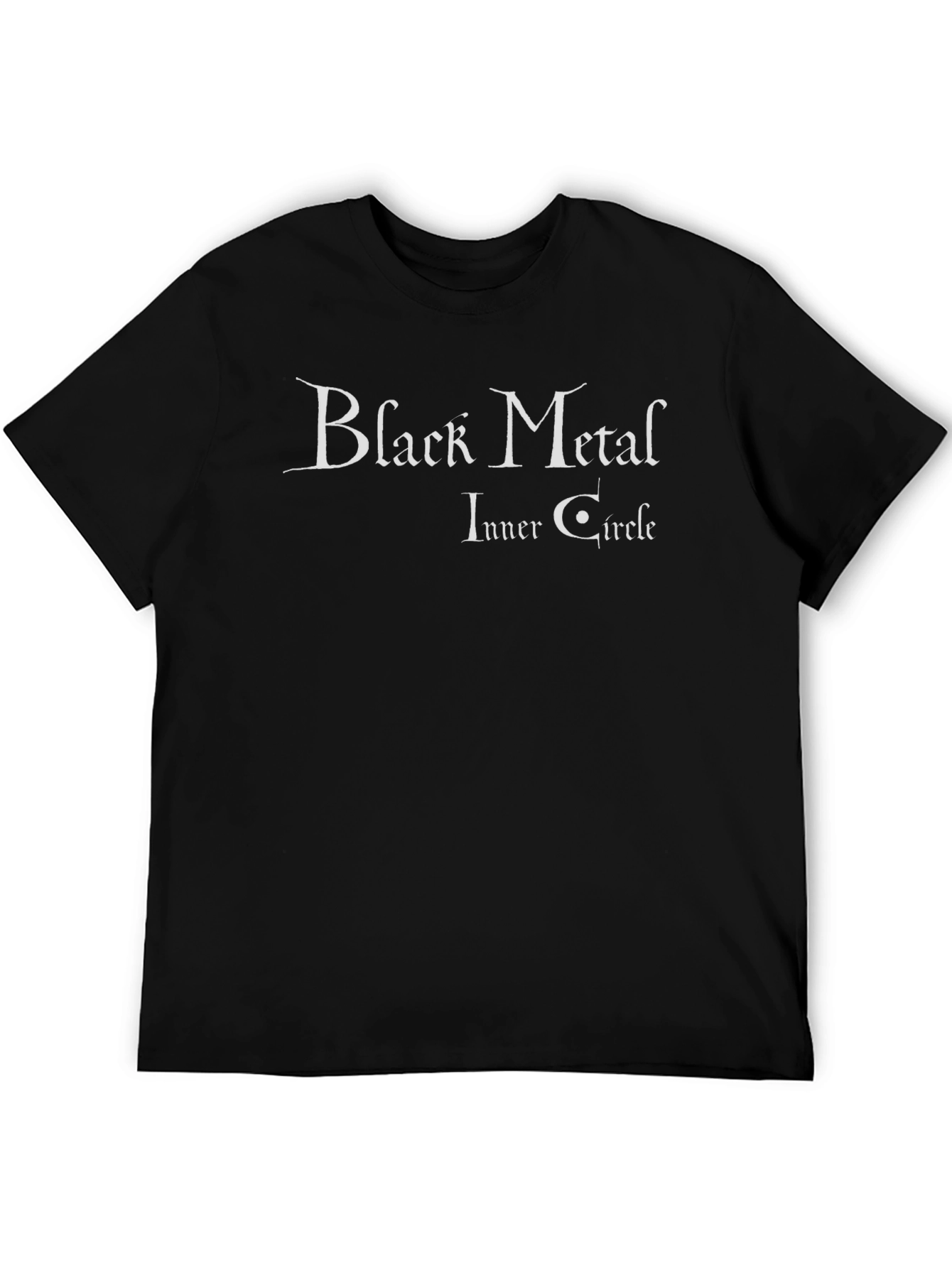 Black Metal Inner Circle Graphic T-Shirt