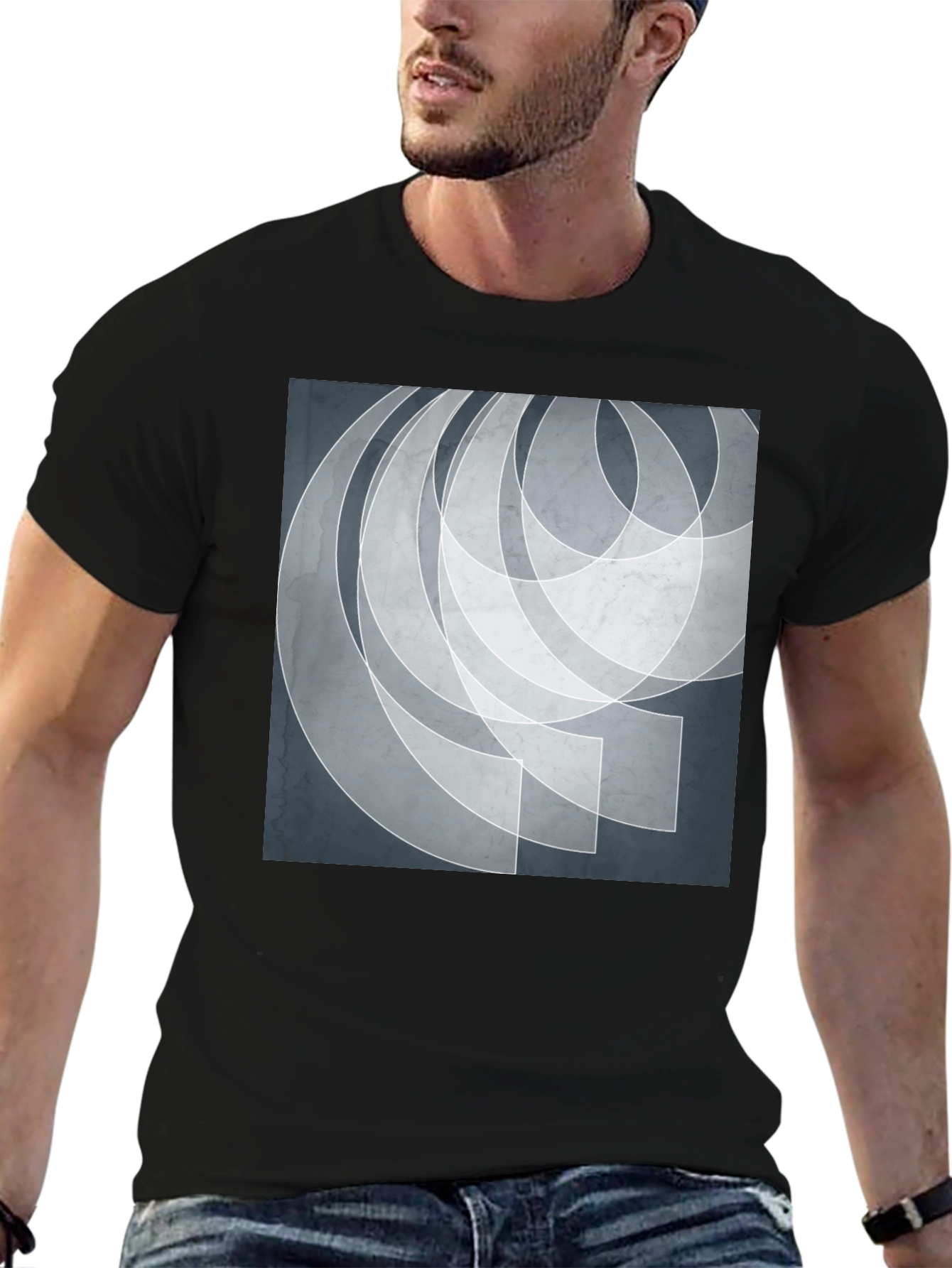 Abstract Graphic T-Shirt - Modern Artistic Tee