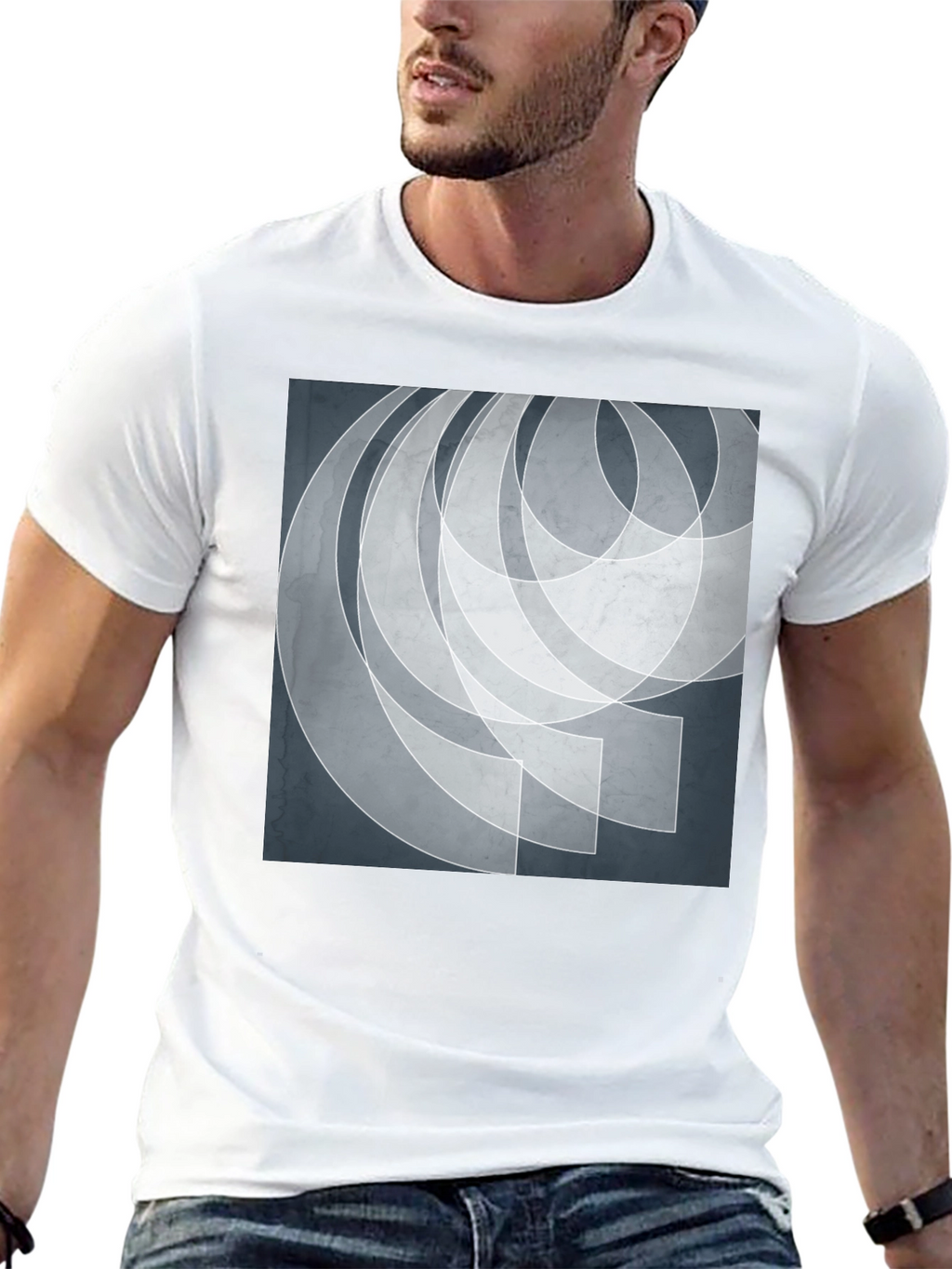Abstract Graphic T-Shirt - Modern Artistic Tee