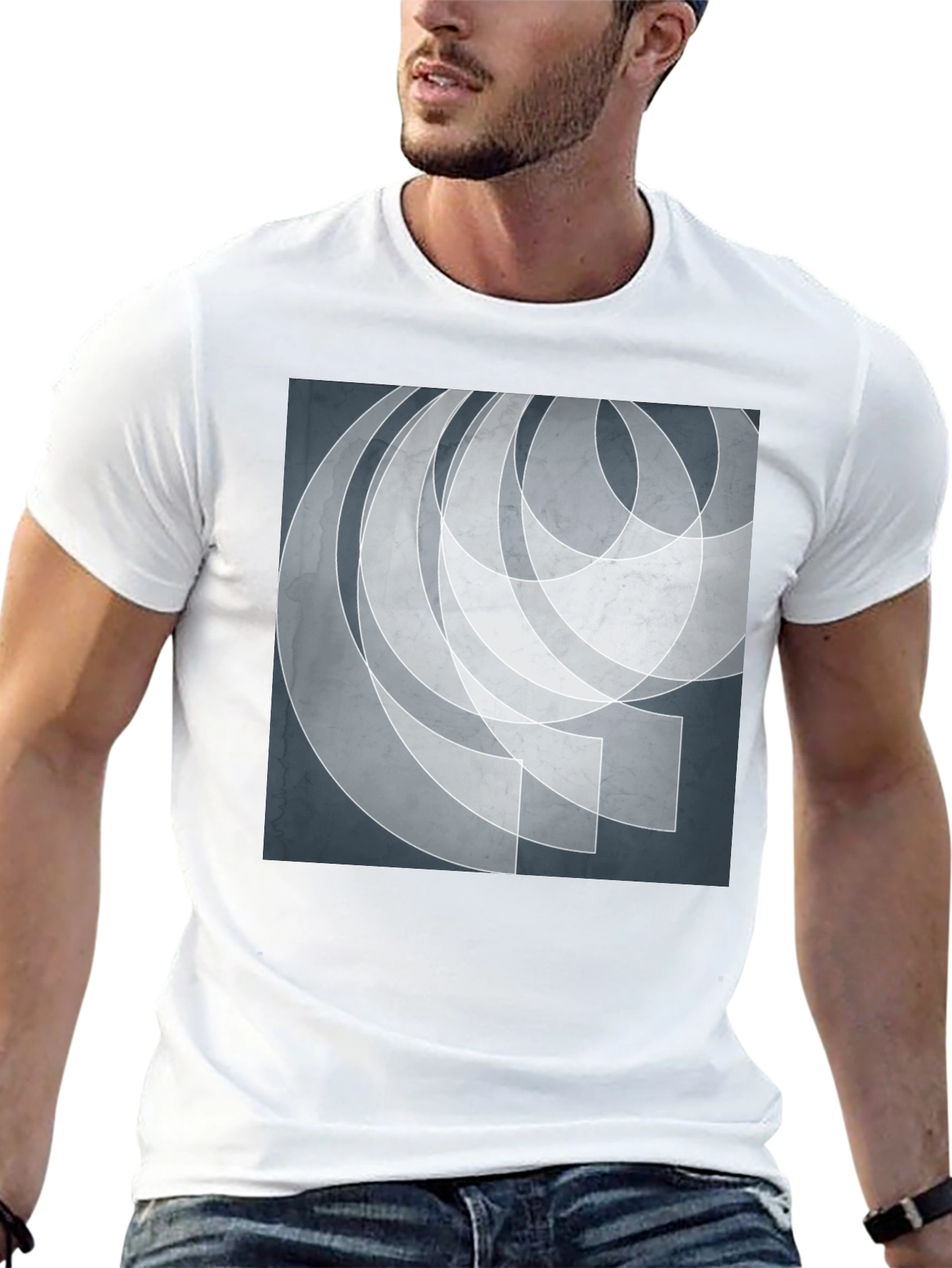 Abstract Graphic T-Shirt - Modern Artistic Tee