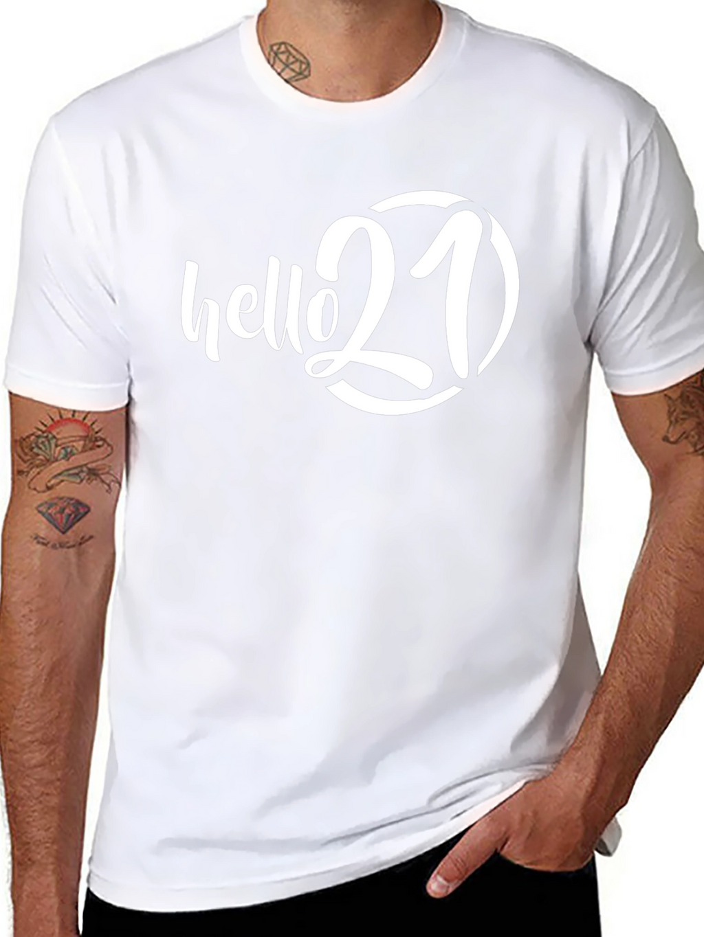 Hello 21 Birthday Celebration T-Shirt