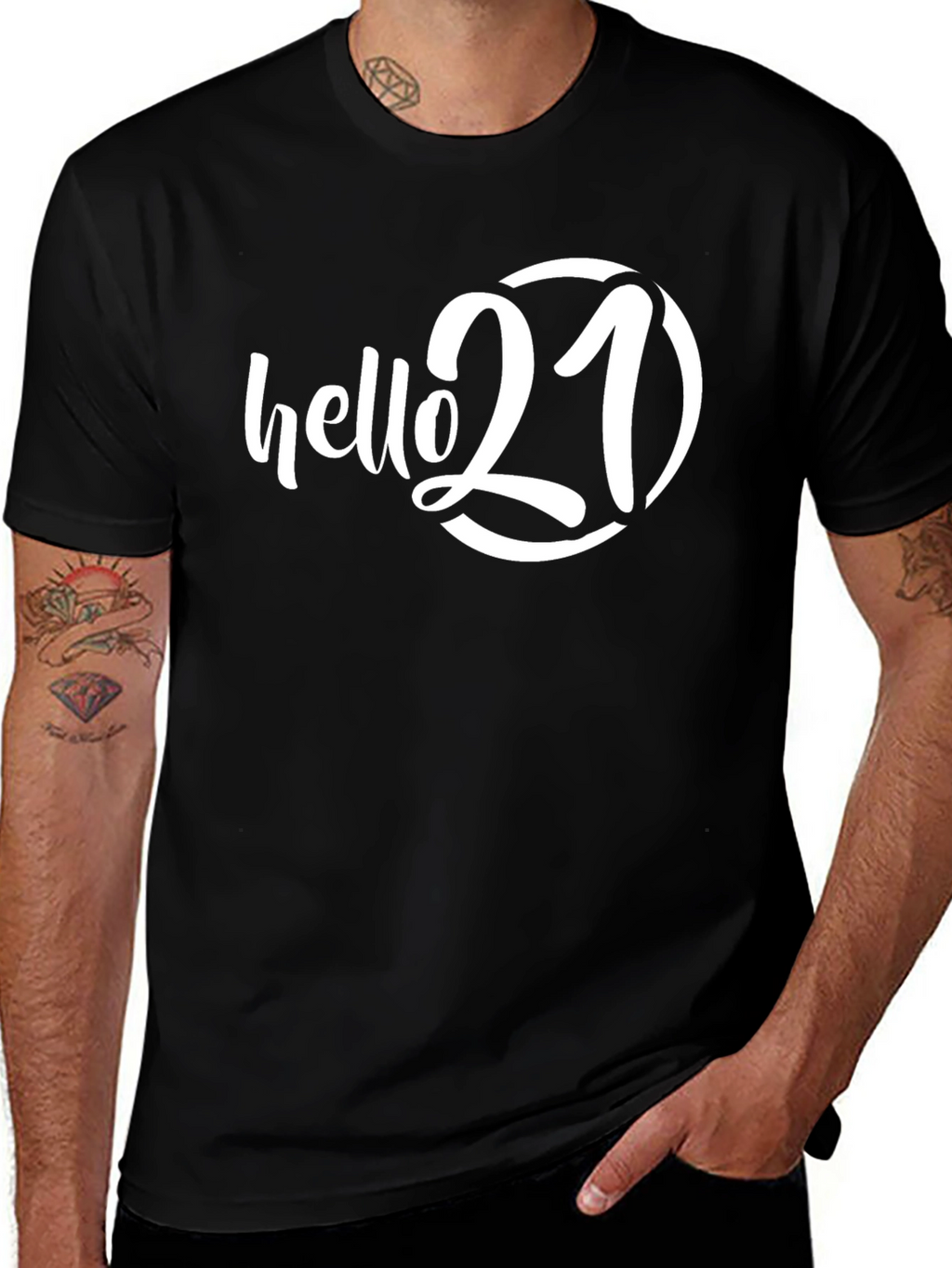 Hello 21 Birthday Celebration T-Shirt