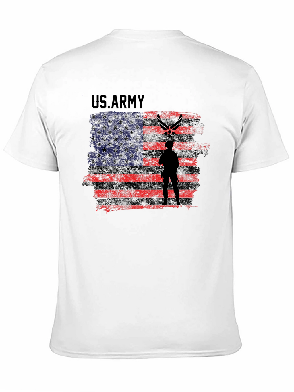 US Army American Flag Graphic T-Shirt