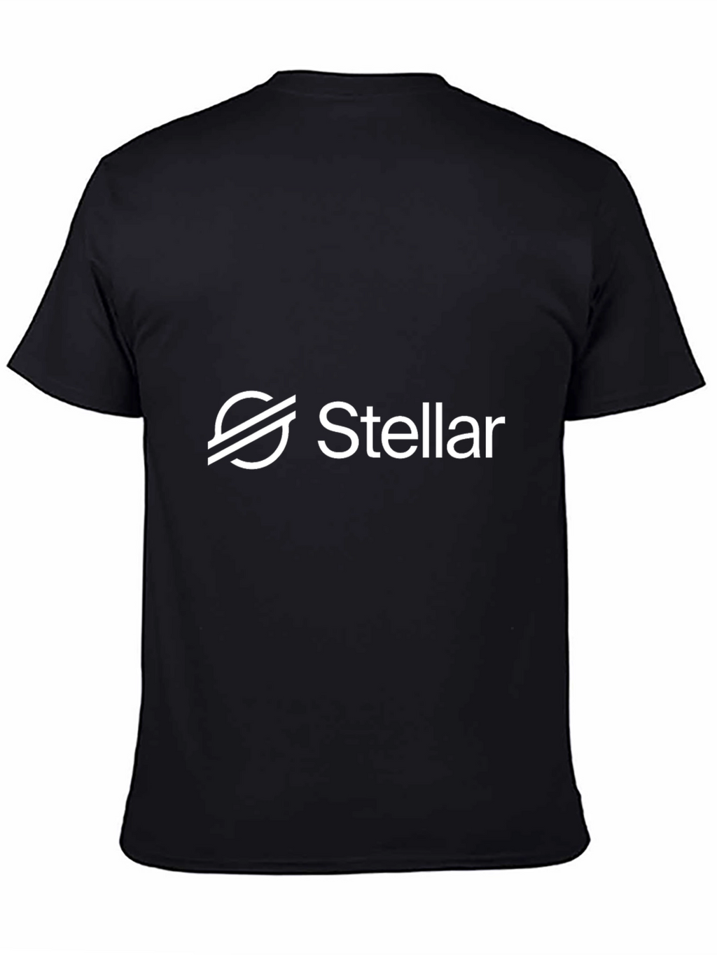 Stellar Logo Black T-Shirt - Cryptocurrency Apparel