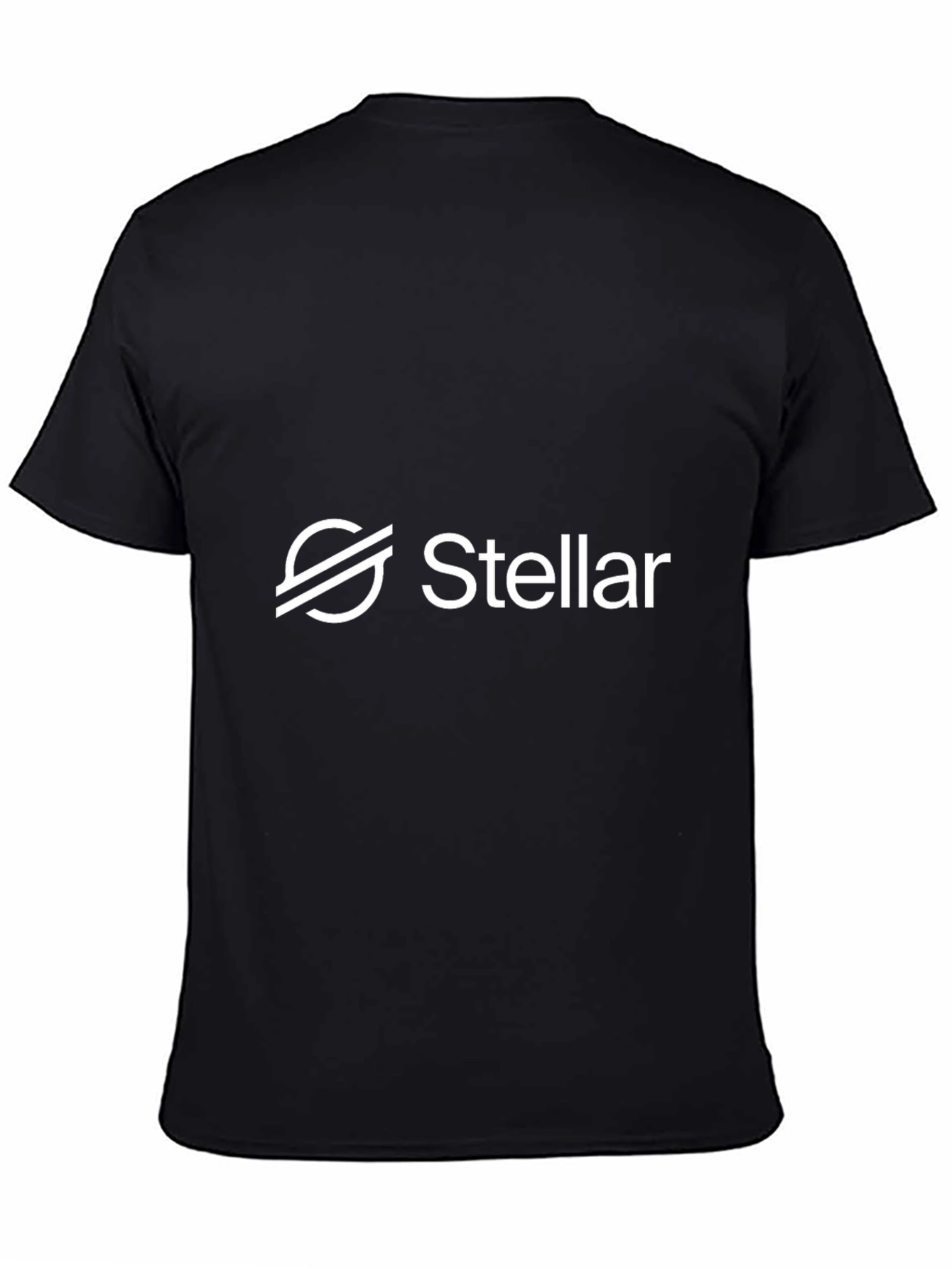 Stellar Logo Black T-Shirt - Cryptocurrency Apparel