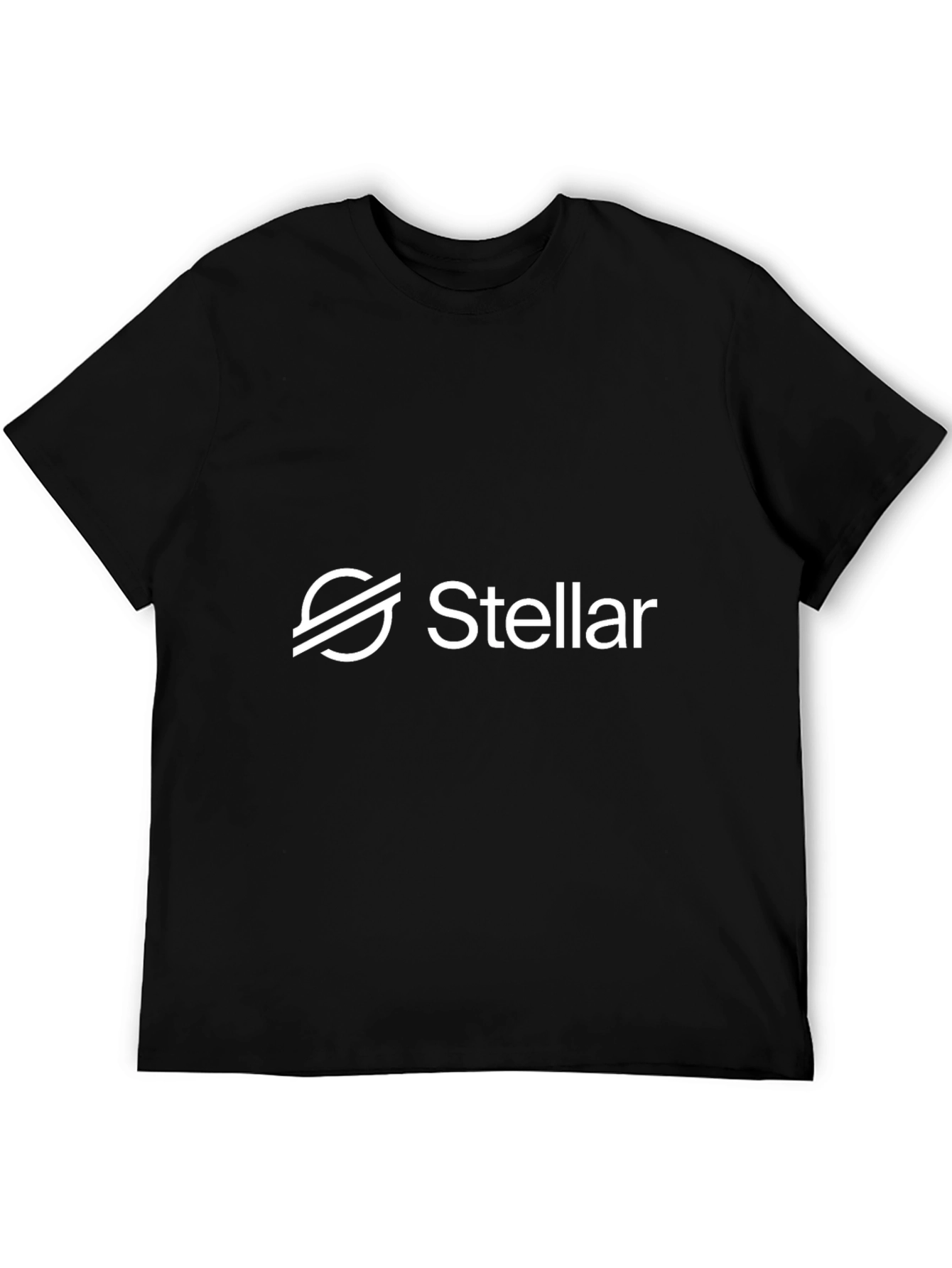 Stellar Logo Black T-Shirt - Cryptocurrency Apparel