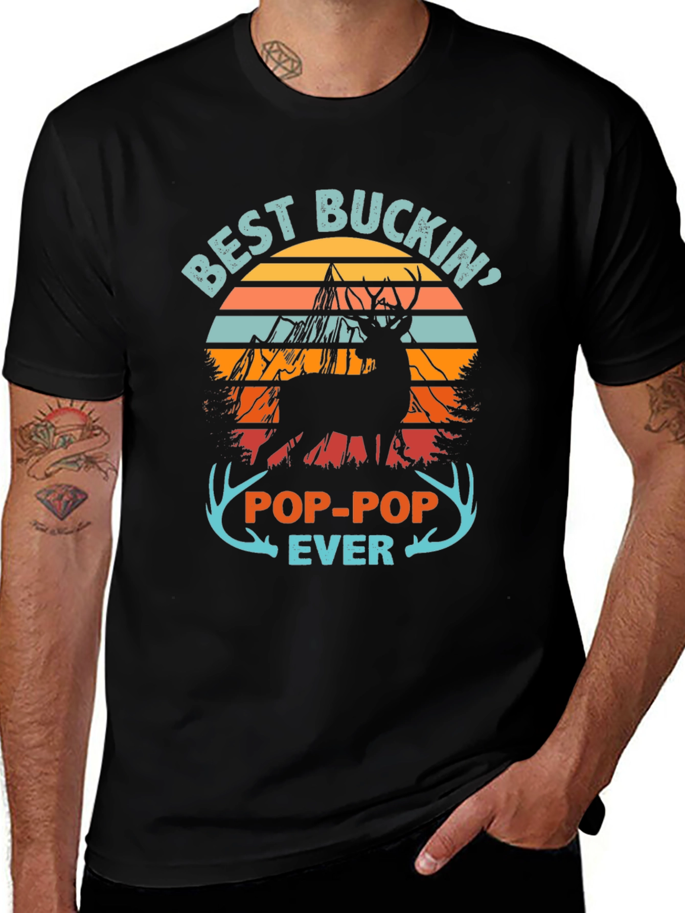 Best Buckin Pop-Pop Ever T-Shirt