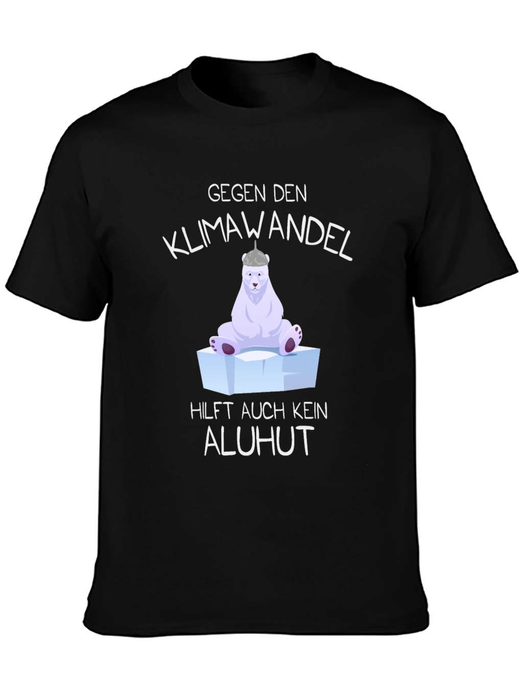 Climate Change T-Shirt - Polar Bear Graphic