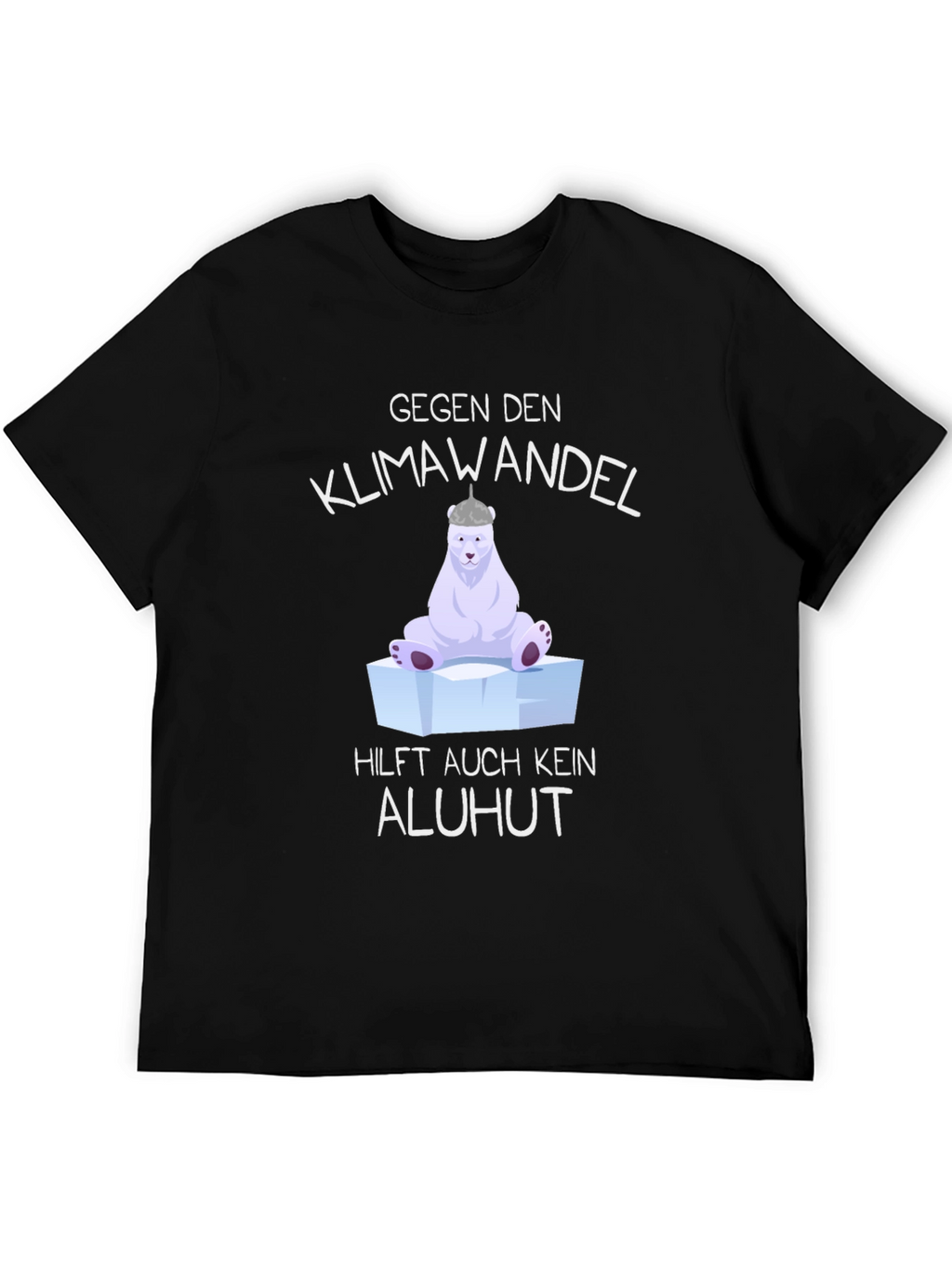 Climate Change T-Shirt - Polar Bear Graphic