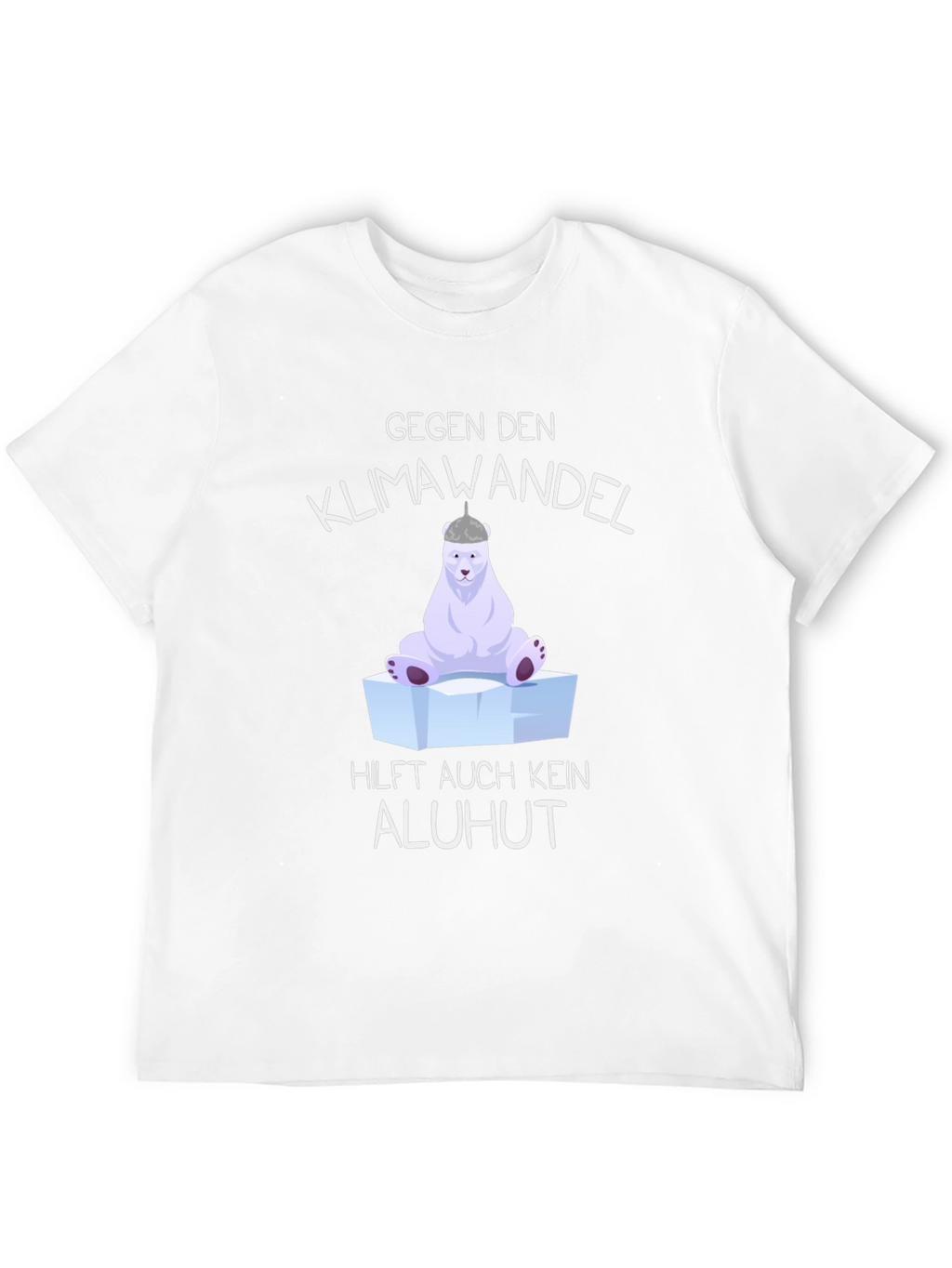 Climate Change T-Shirt - Polar Bear Graphic
