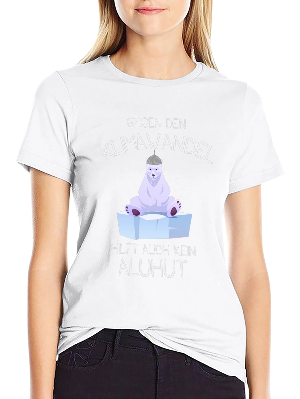 Climate Change T-Shirt - Polar Bear Graphic