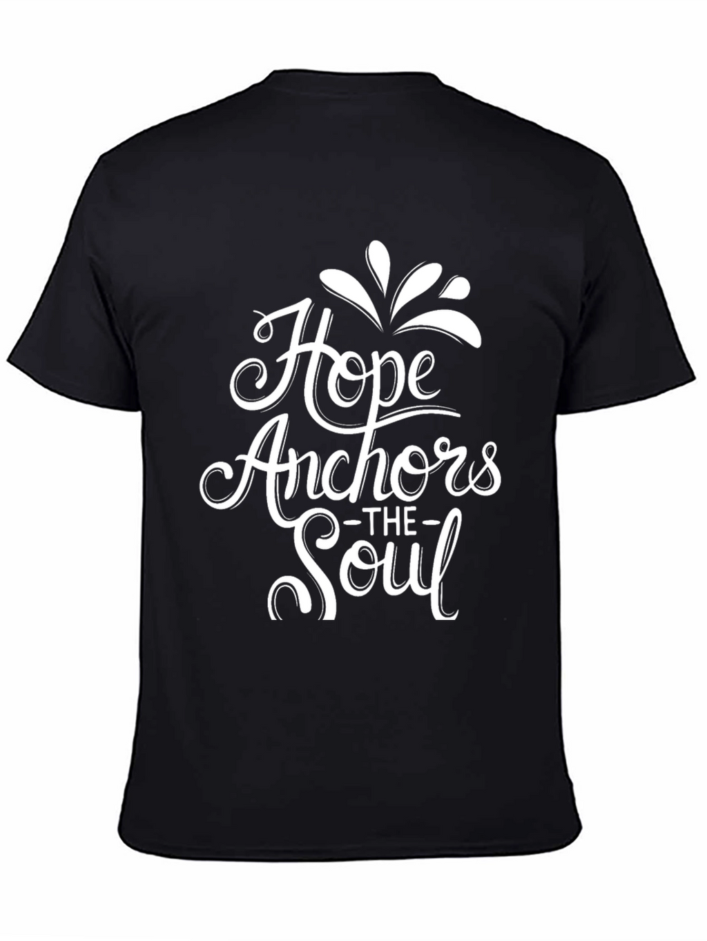 Hope Anchors The Soul Black T-Shirt