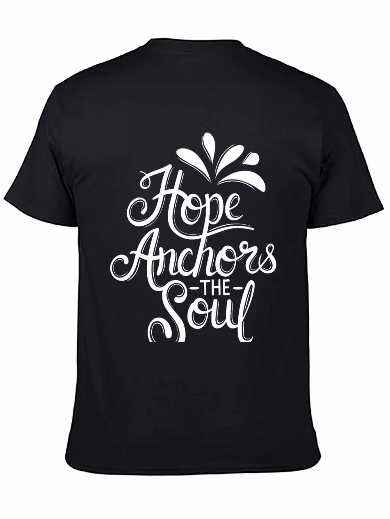 Hope Anchors The Soul Black T-Shirt