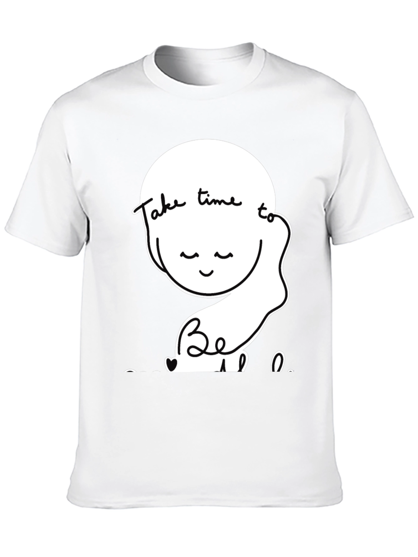 Relaxed Fit T-Shirt Take Time To Be Kind