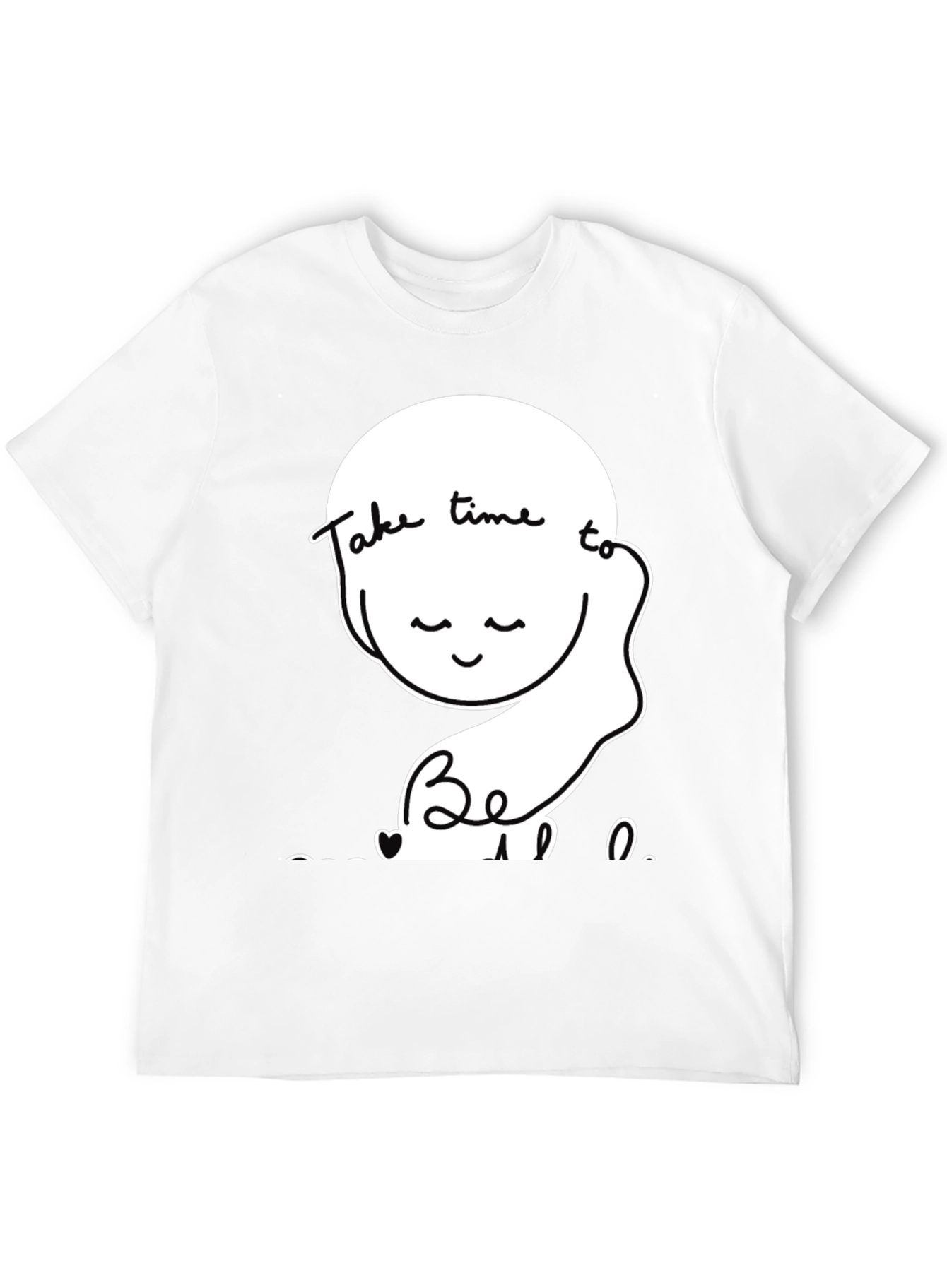 Relaxed Fit T-Shirt Take Time To Be Kind