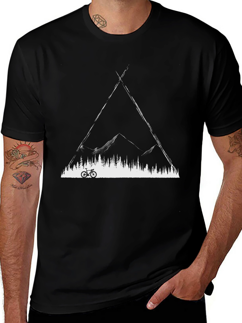 Mountain Biking Graphic Tee
