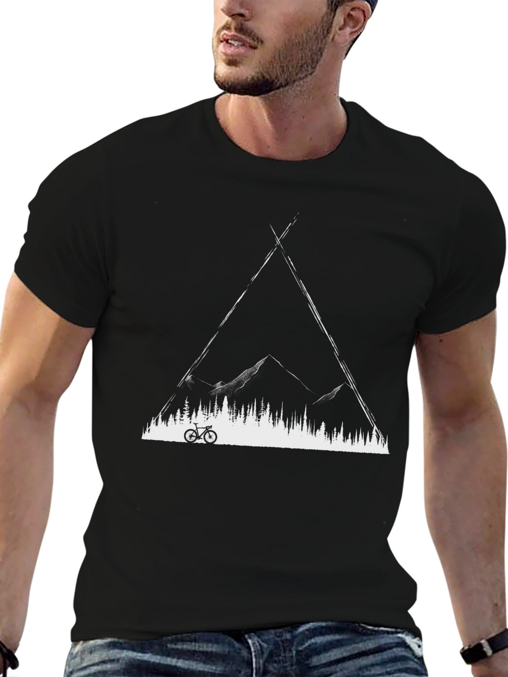 Mountain Biking Graphic Tee