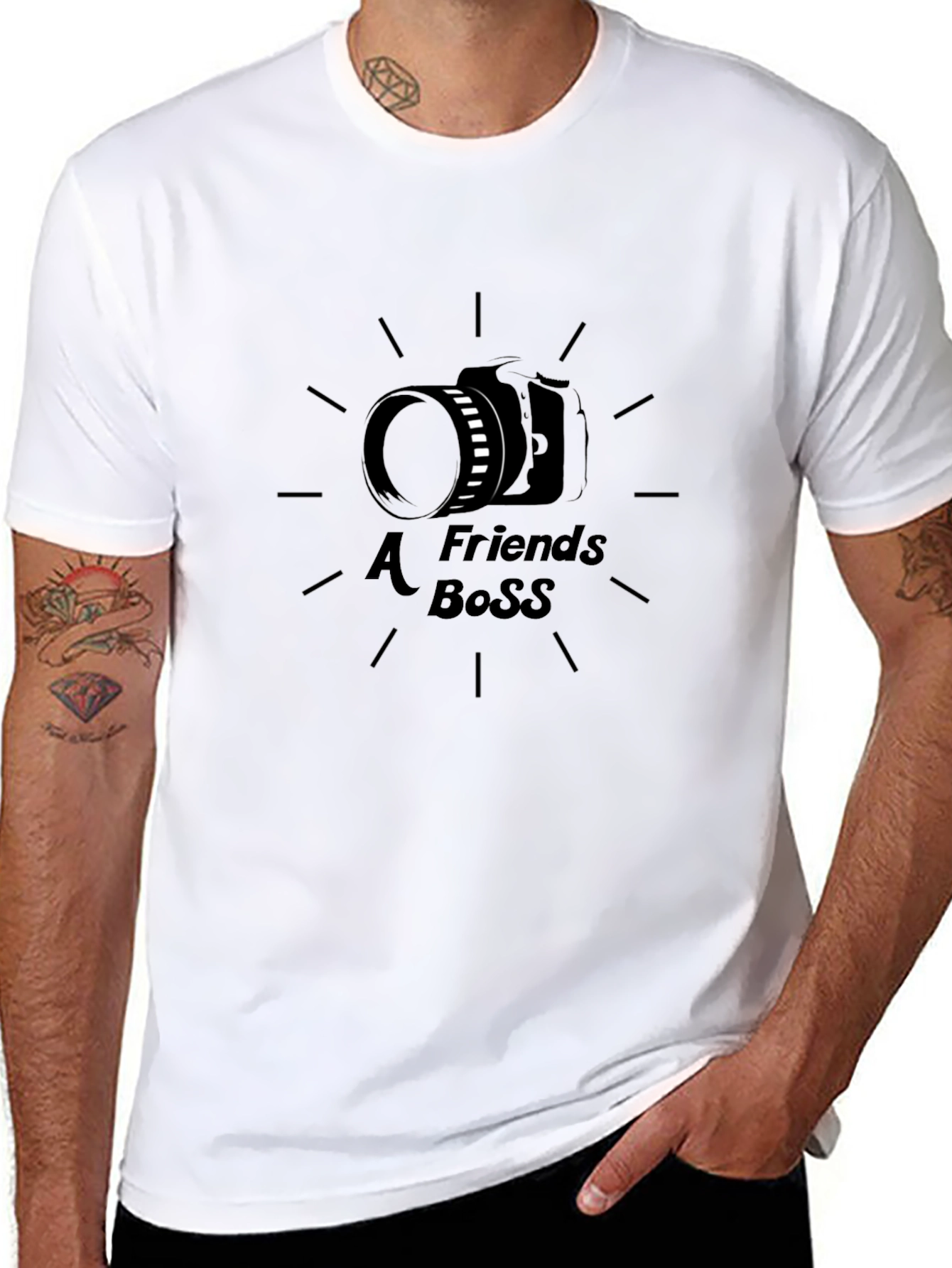 A Friends Boss Graphic Print T-Shirt
