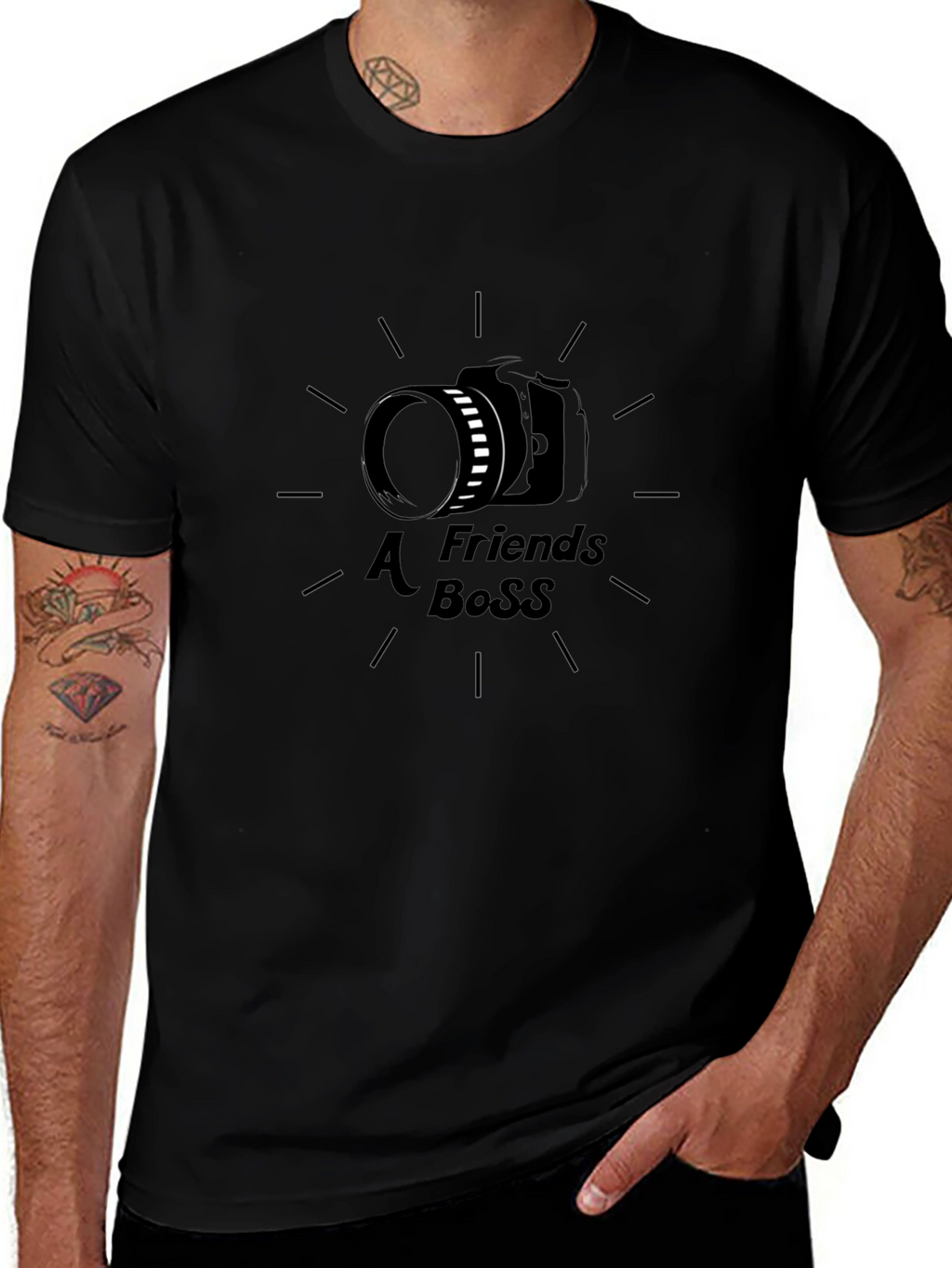 A Friends Boss Graphic Print T-Shirt