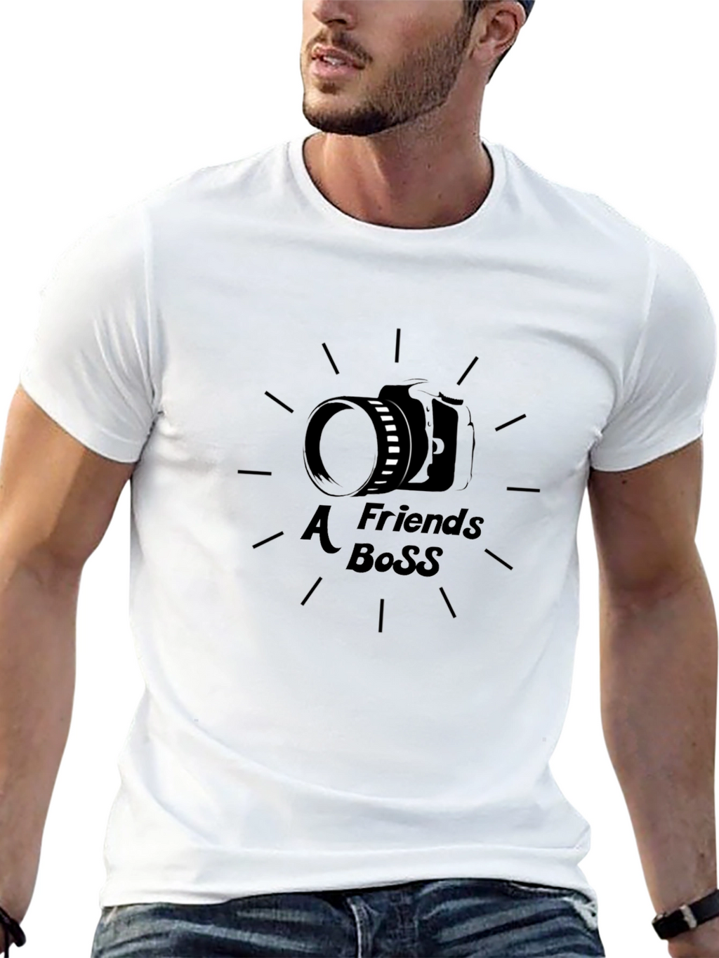 A Friends Boss Graphic Print T-Shirt