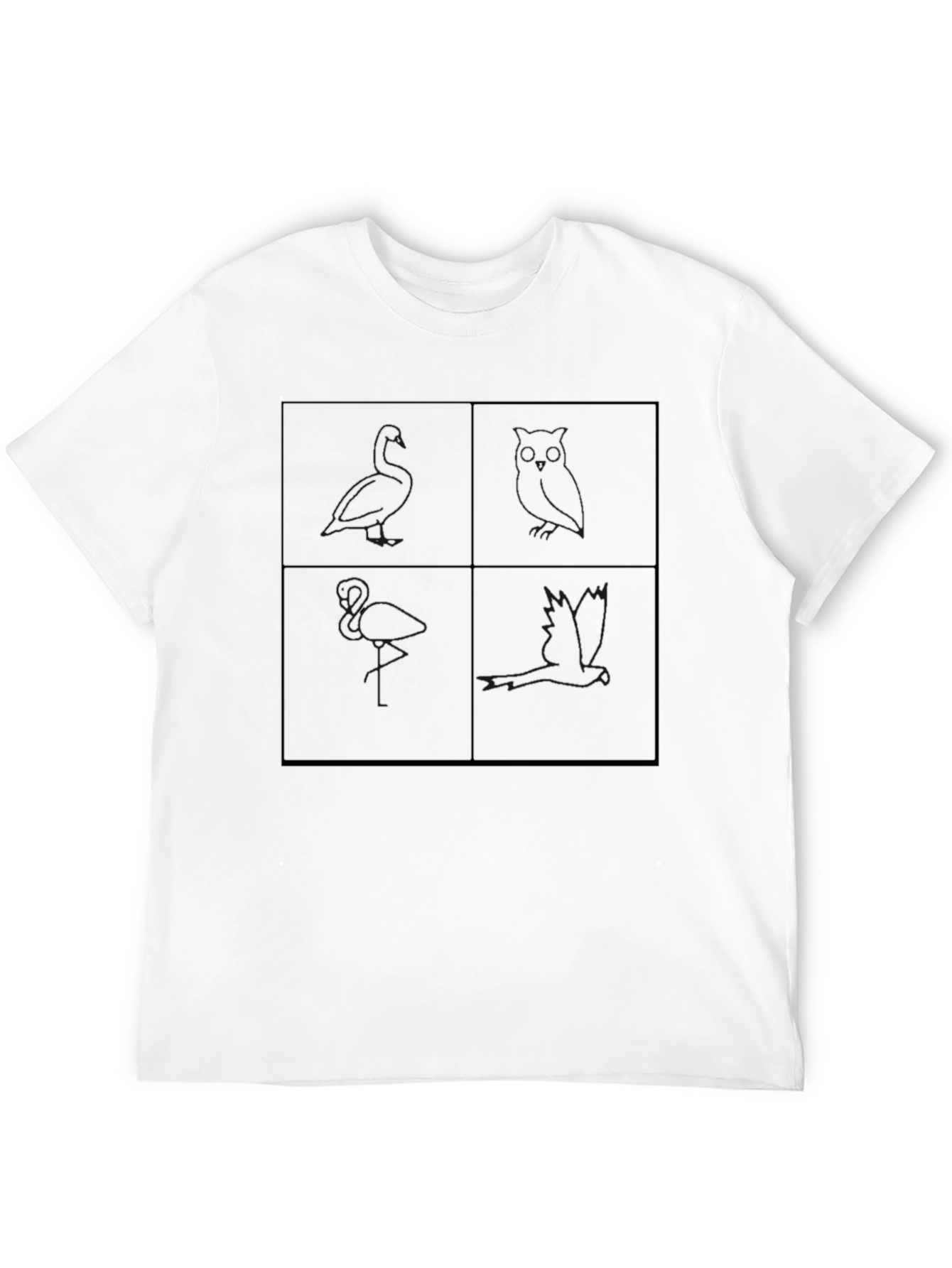 Black Bird Silhouette Graphic Tee